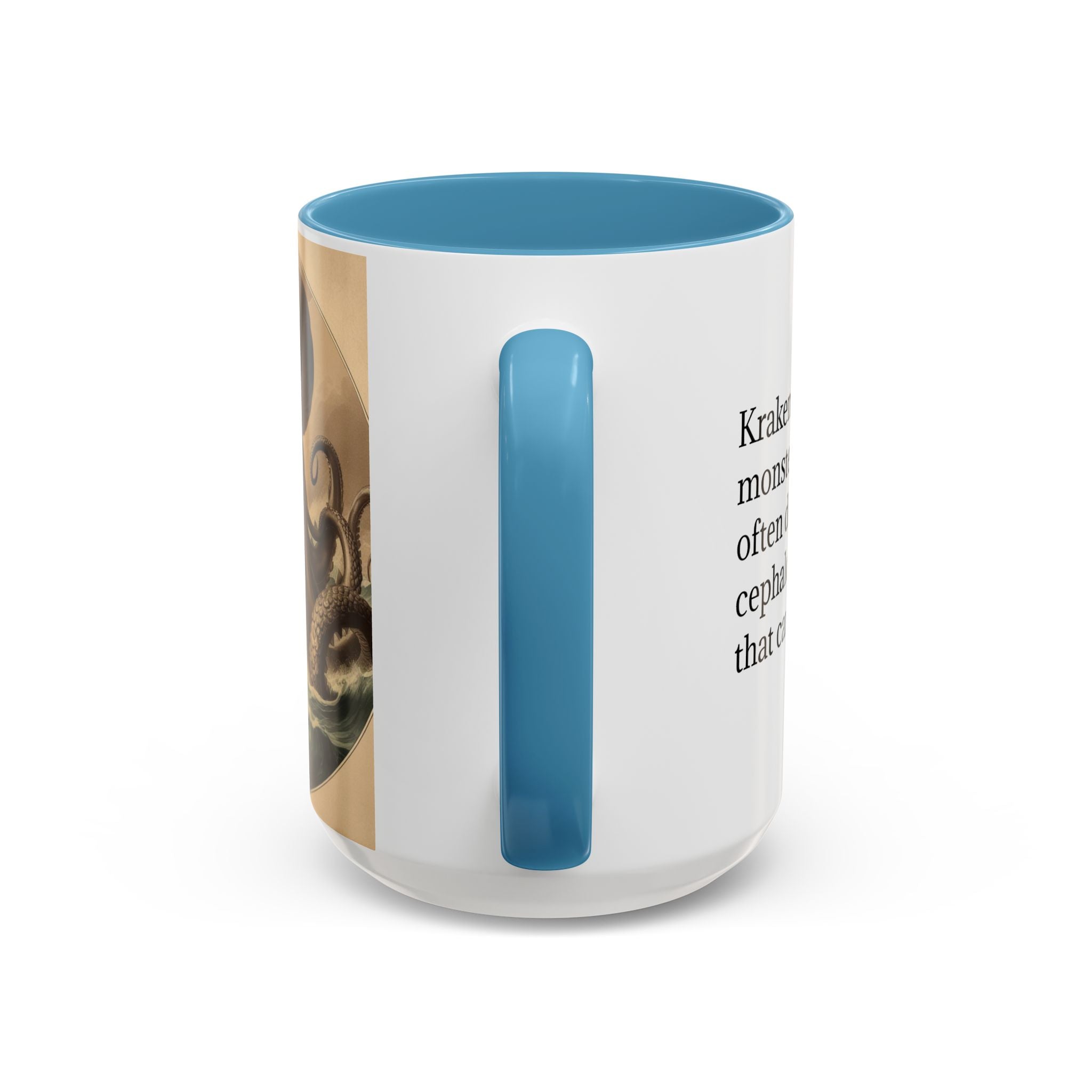 Kraken Coffee Cup: Giant Squid Coffee Mug, Mugs for Men, Mythical Creature