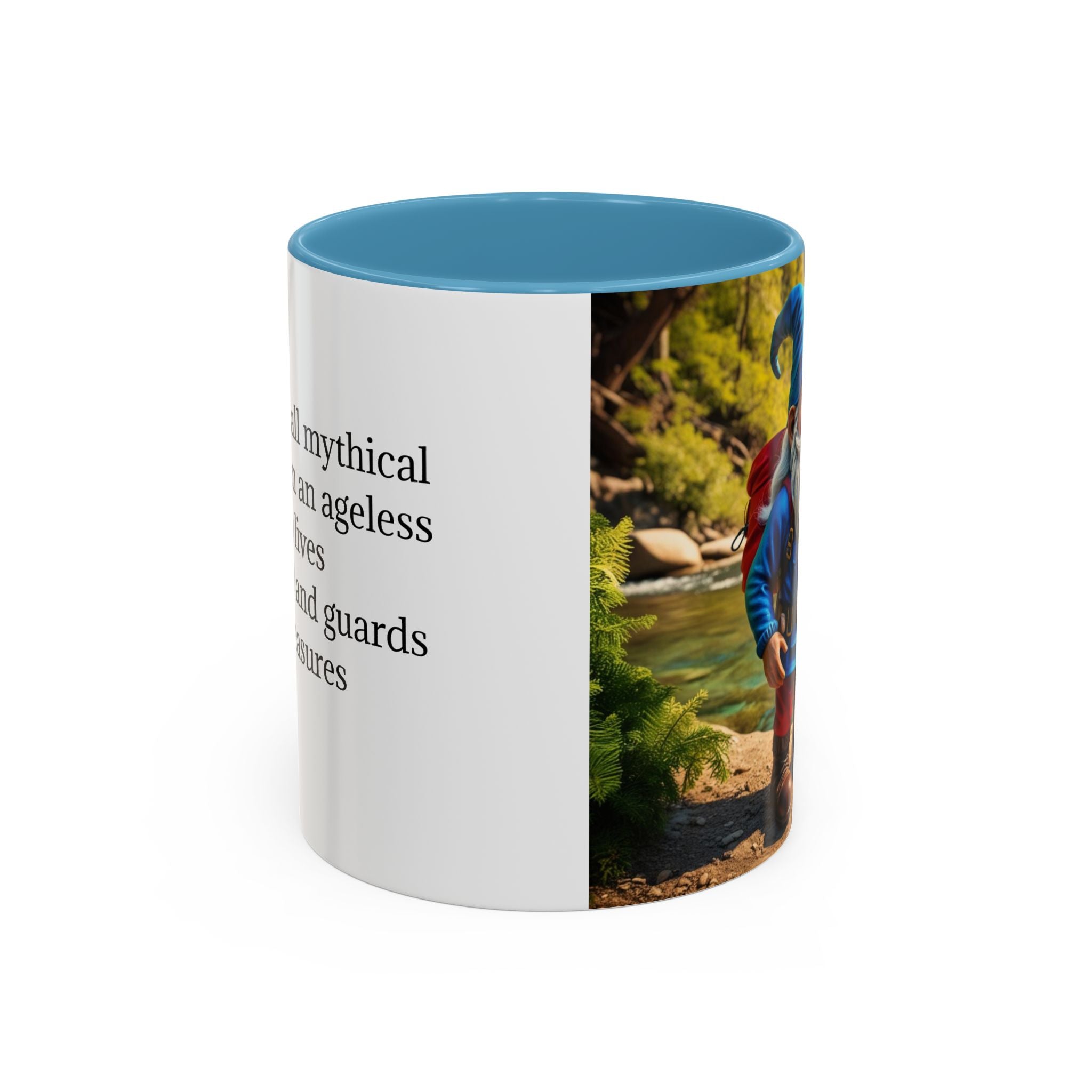 Gnome Mug: Nordic Folklore Gift, Scandinavian Nisse, Enchanted Creature Coffee Cup
