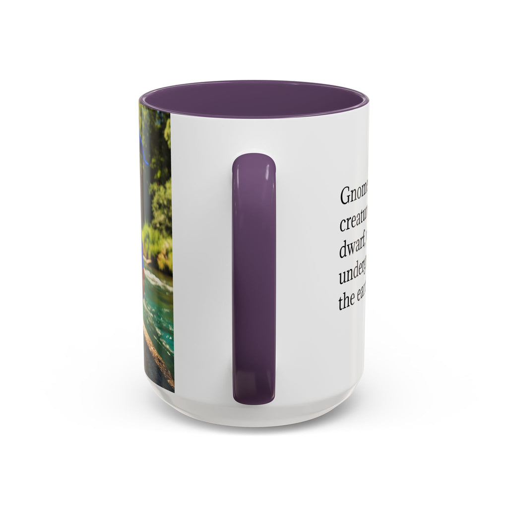 Gnome Coffee Mug:  Scandinavian Nisse, Nordic Folklore Gift, Enchanted Mushroom Garden