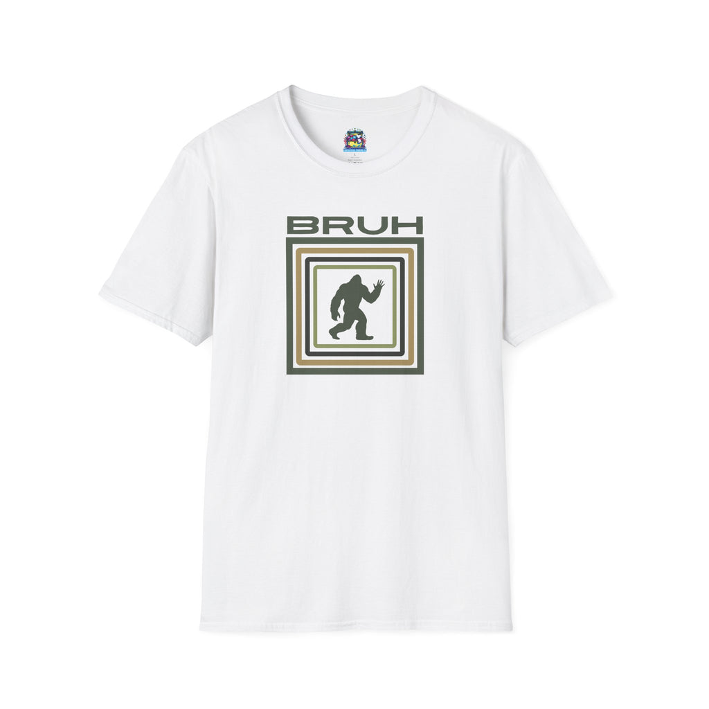 Bigfoot Graphic Tee: Sasquatch Shirt, Bruh, Mythical Cryptid, Soft Cotton T-Shirt