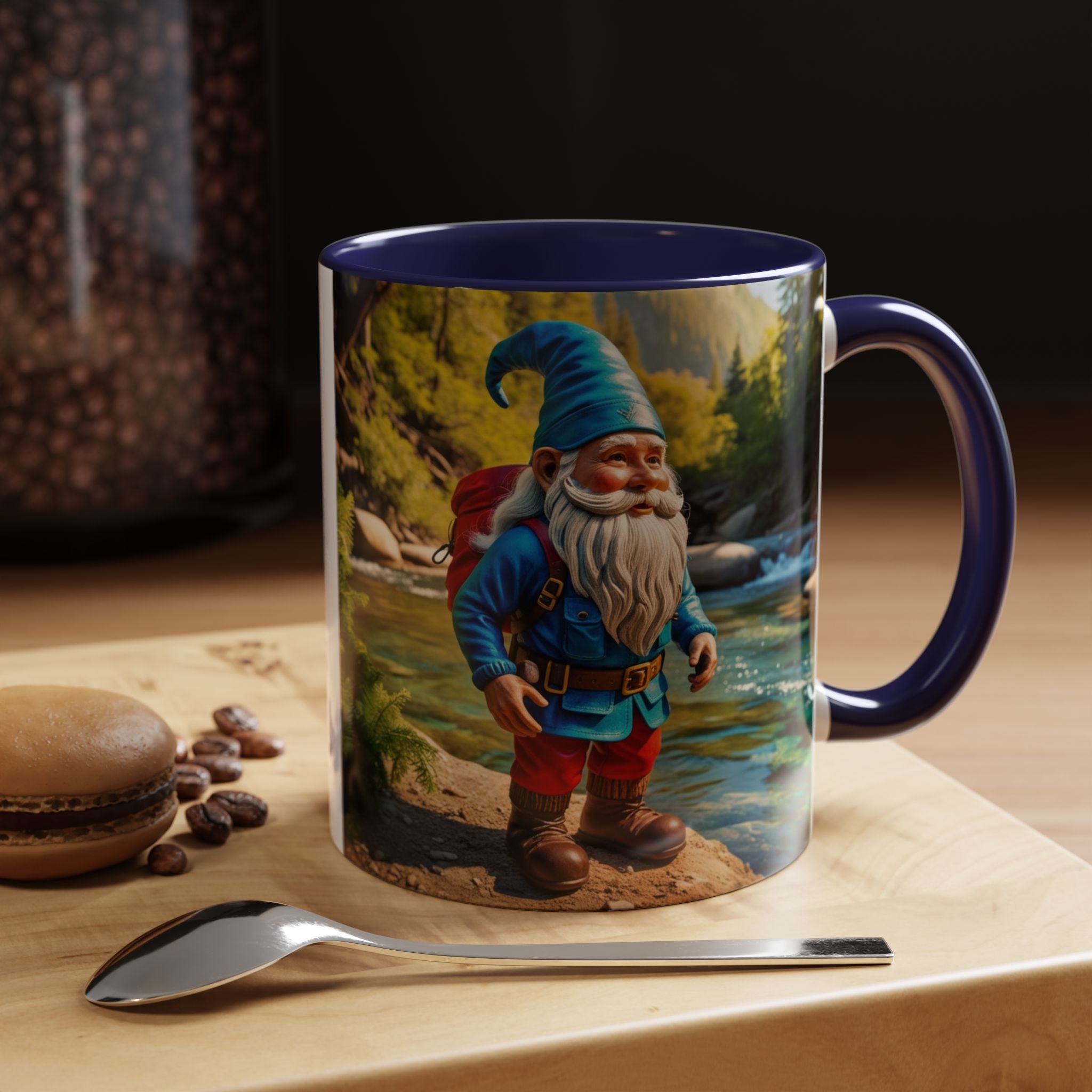 Gnome Mug: Nordic Folklore Gift, Scandinavian Nisse, Enchanted Creature Coffee Cup
