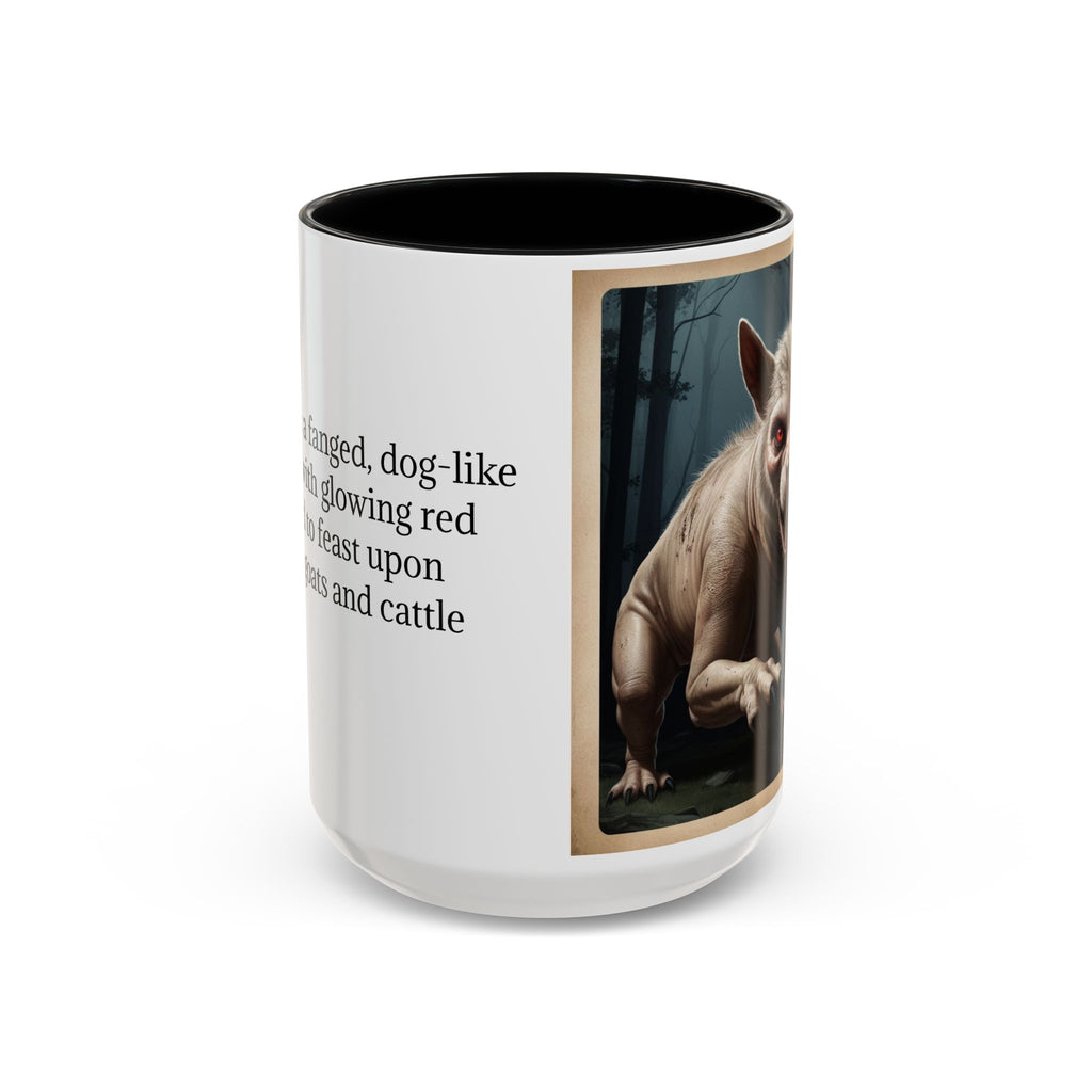 Chupacabra Mug: Supernatural Coffee Cup, Cryptid Beast, Mexican Folklore Gift