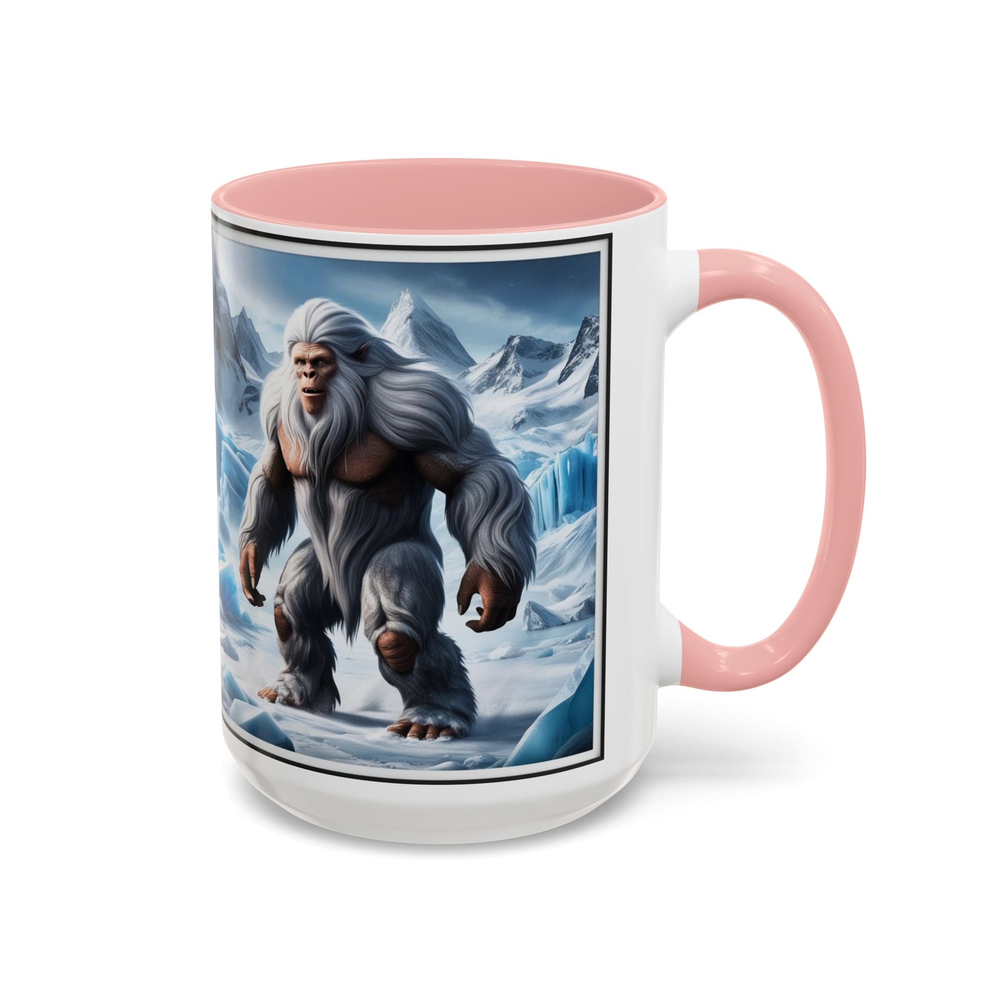 Yeti Coffee Mug: Abominable Snowman, Himalayan Mountain Cryptid, Bigfoot Camping Gift