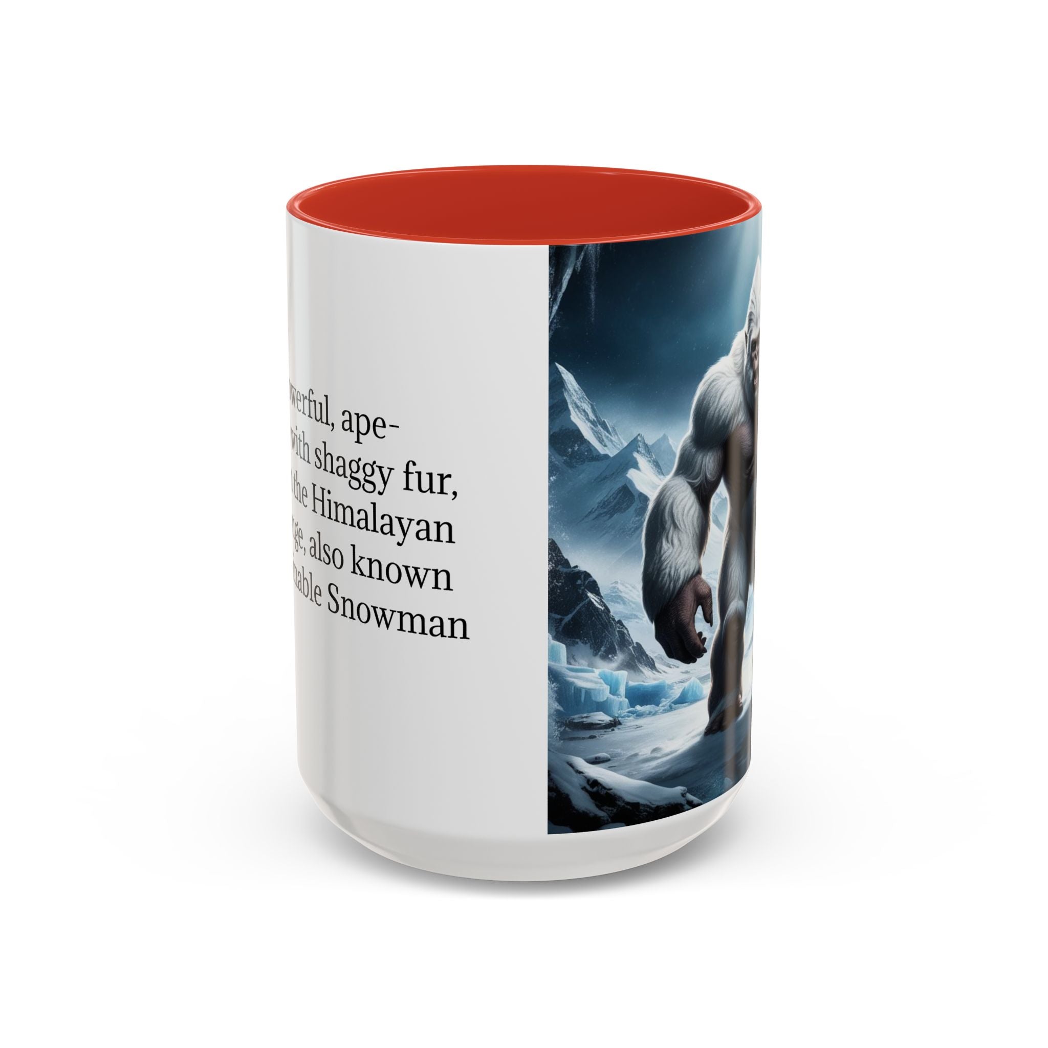 Yeti Coffee Mug: Abominable Snowman, Sasquatch Camping Gift, Himalayan Mountain Cryptid