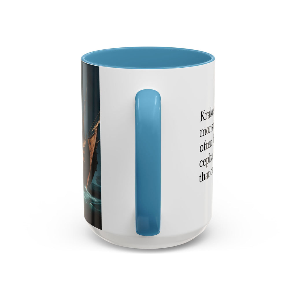 Kraken Coffee Mug: Giant Squid Coffee Cup, Legendary Monster, Nautical Gift