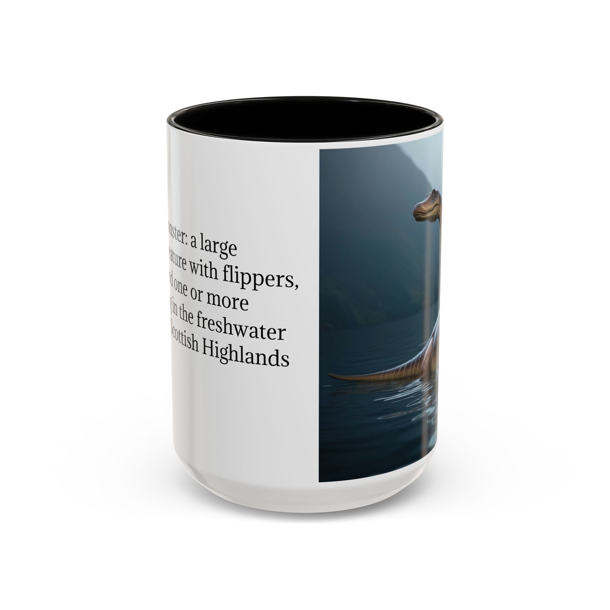 Loch Ness Monster Coffee Cup: Nessie Cryptid Gift, Scottish Sea Creature