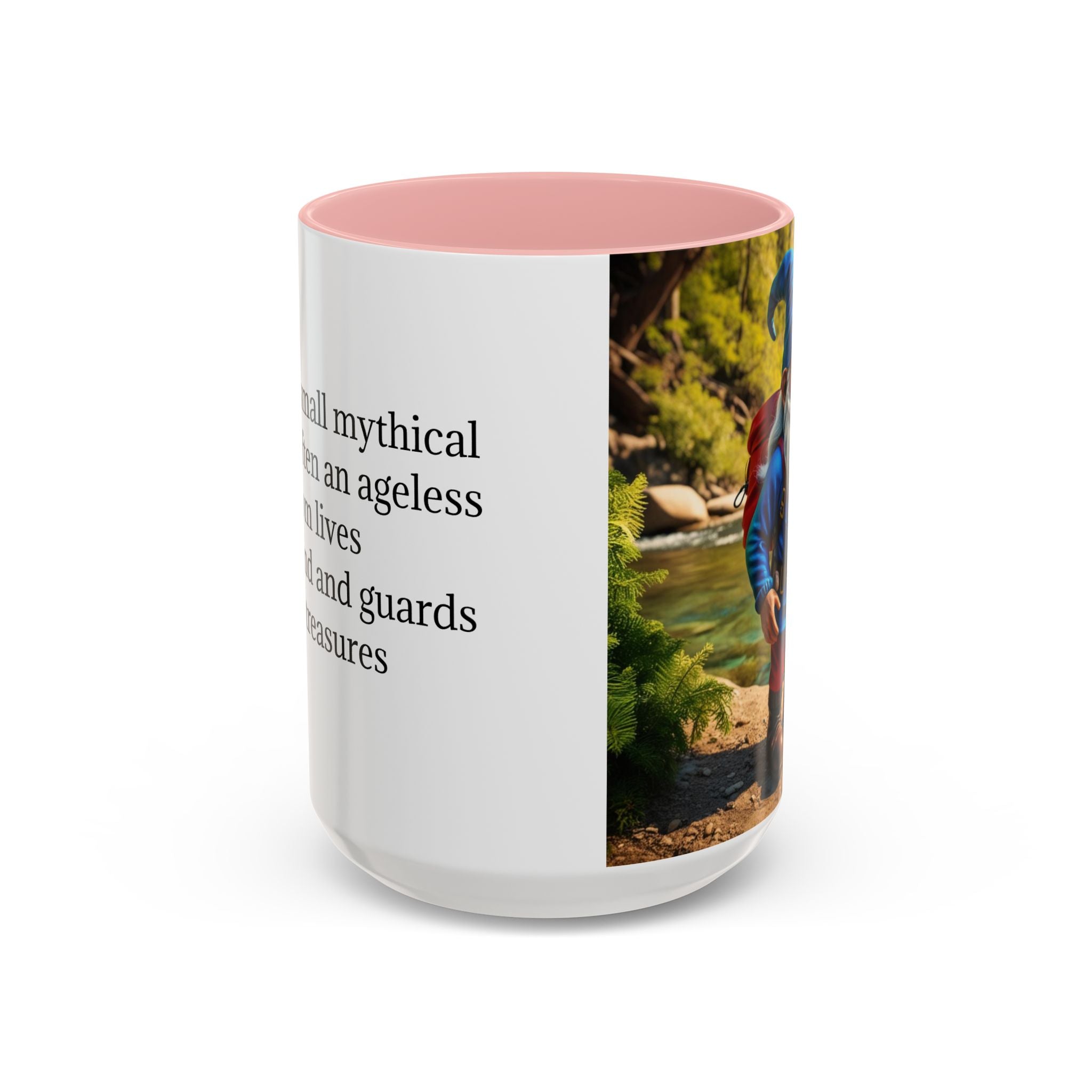 Gnome Mug: Nordic Folklore Gift, Scandinavian Nisse, Enchanted Creature Coffee Cup