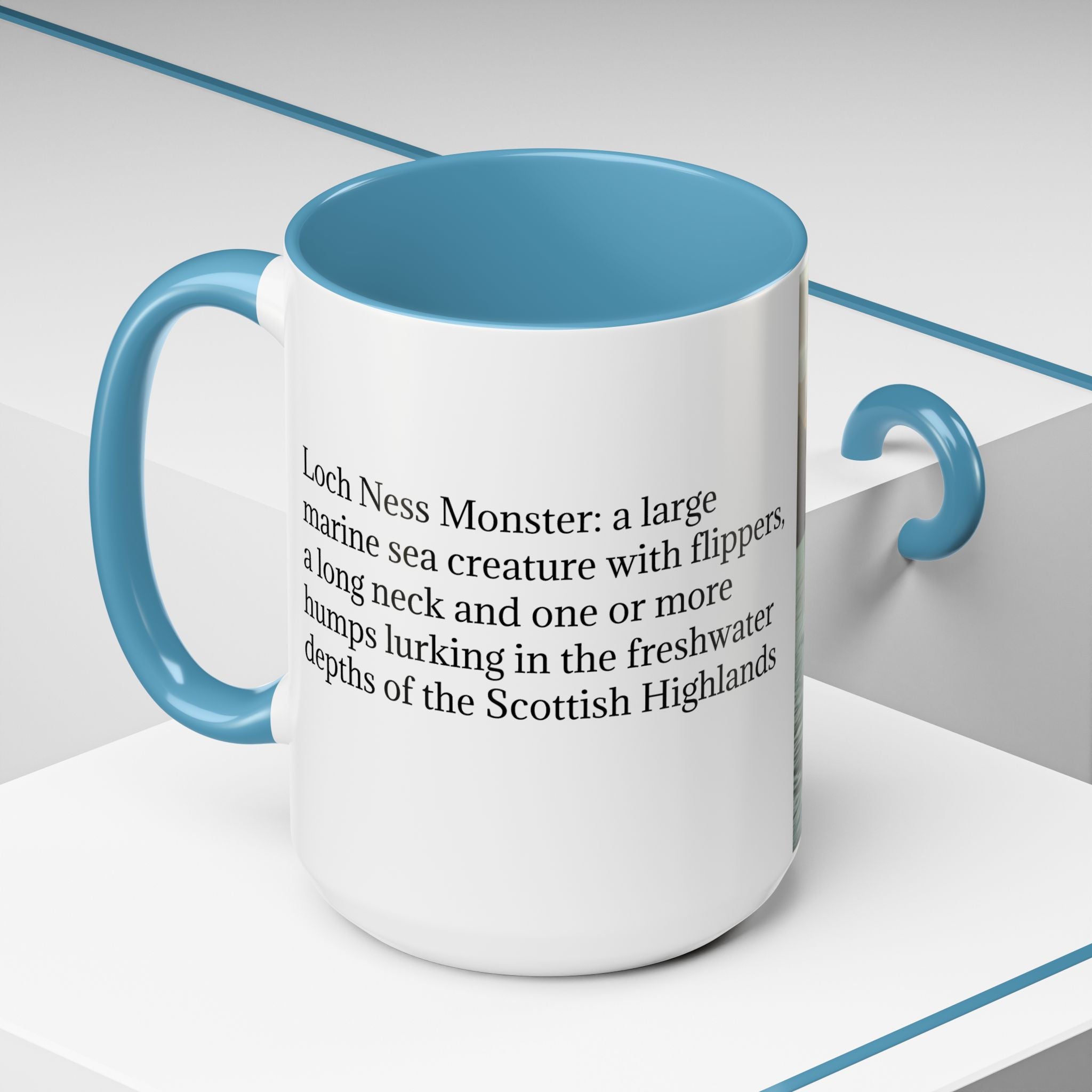 Loch Ness Monster Coffee Mug: Nessie Cryptid Gift, Scottish Sea Creature