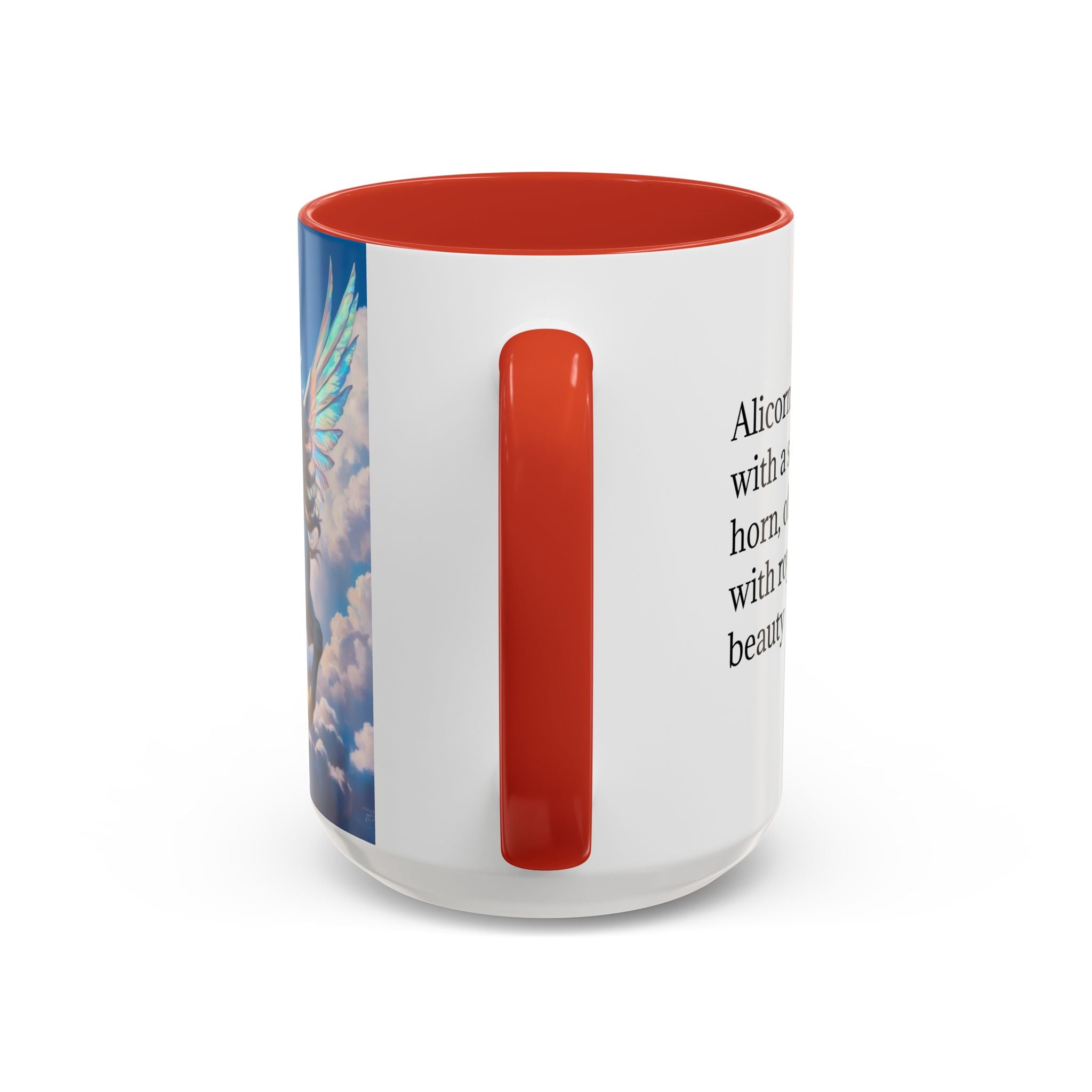 Unicorn Coffee Mug: Fairytale Alicorn, Mythical Creature, Enchanted Gift (Blue)