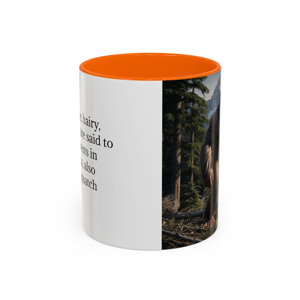 Bigfoot Mug: Sasquatch Coffee Cup, Mythical Creature, Camping Mugs for Men, Cryptozoology
