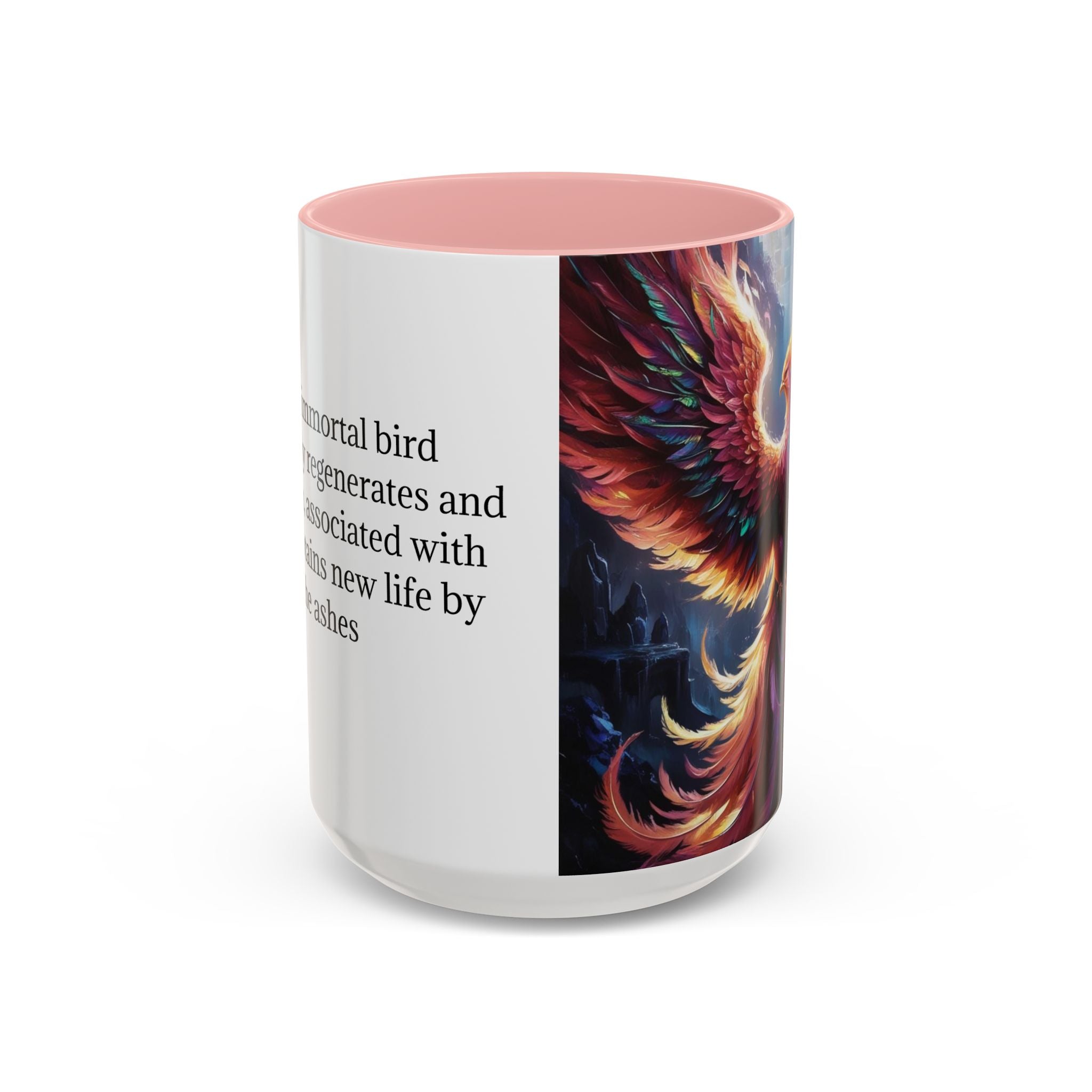 Phoenix Rising Coffee Mug: Firebird, Legendary Creature Coffee Cup, Gift for Women