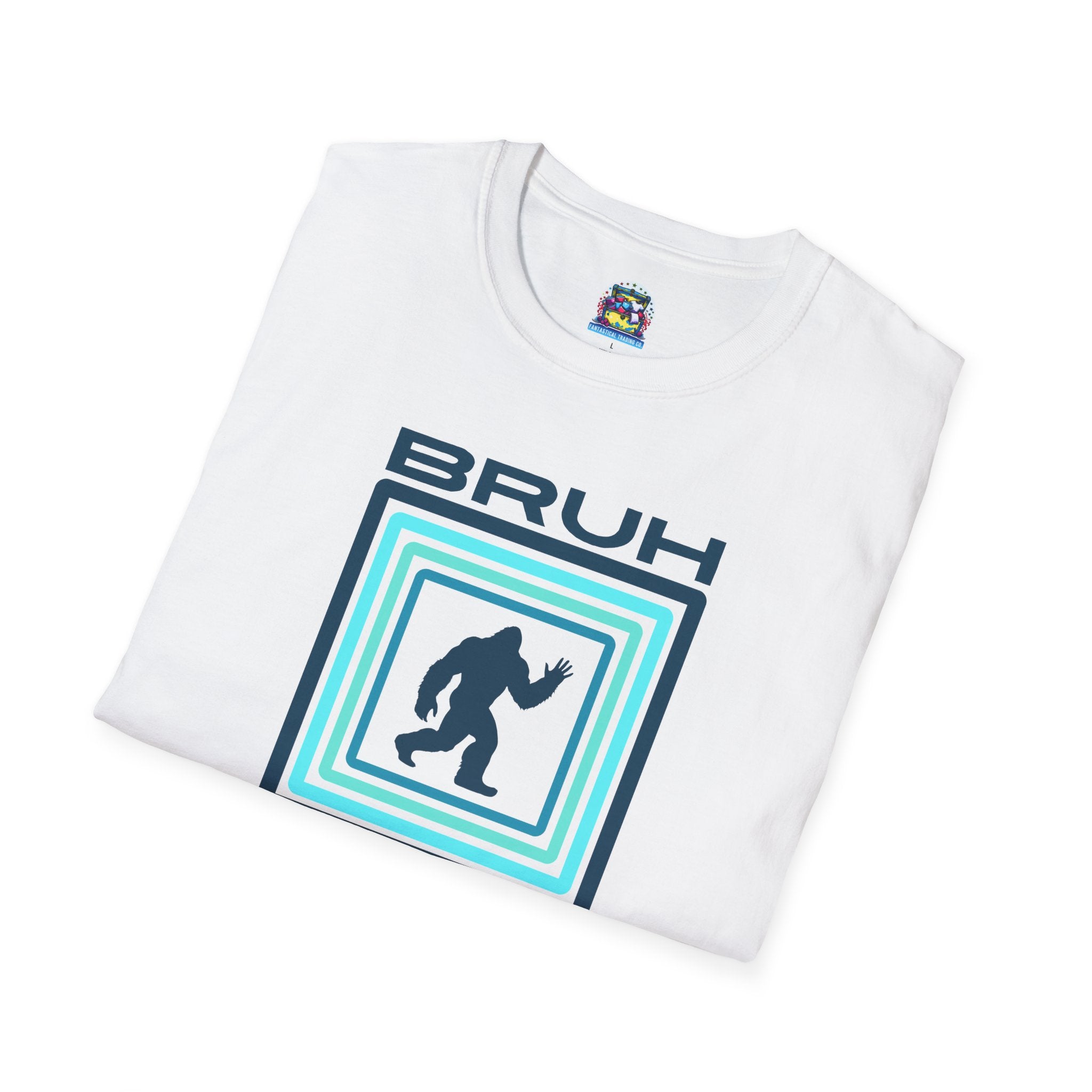 Bigfoot Graphic Tee: Sasquatch Shirt, Bruh, Soft Cotton T-shirt, Legendary Cryptid