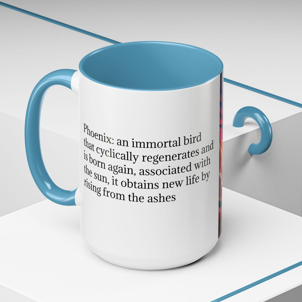 Phoenix Bird Coffee Cup: Mythical Creature, Firebird Coffee Mug, Rise from the Ashes