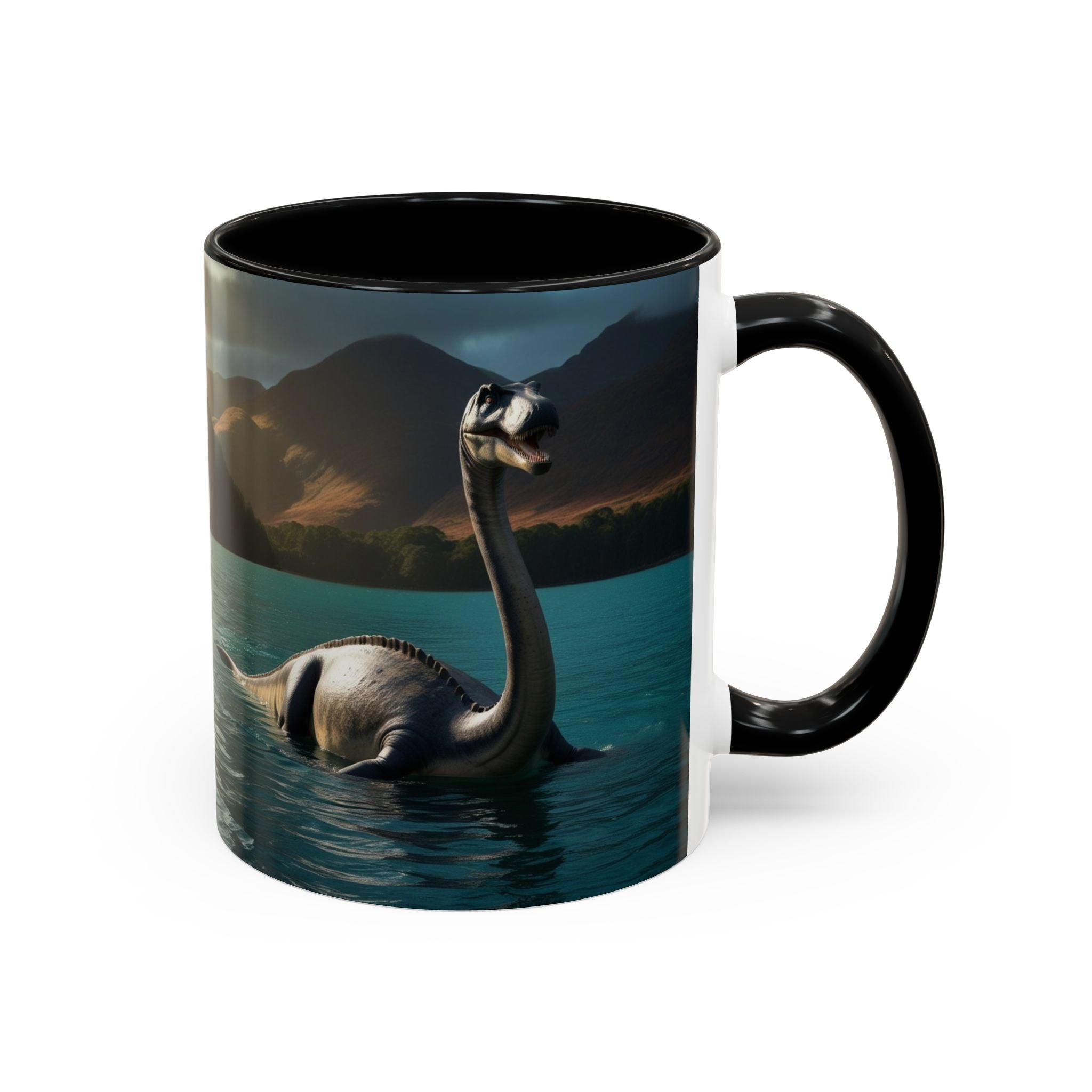 Loch Ness Monster Coffee Mug: Nessie Cryptid Gift, Scottish Sea Creature