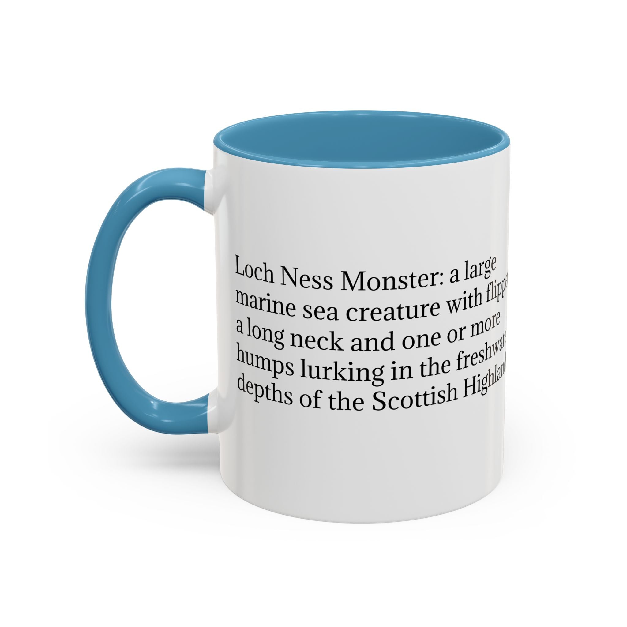 Loch Ness Monster: Nessie Coffee Mug, Mythical Sea Creature, Plesiosaurus Gift