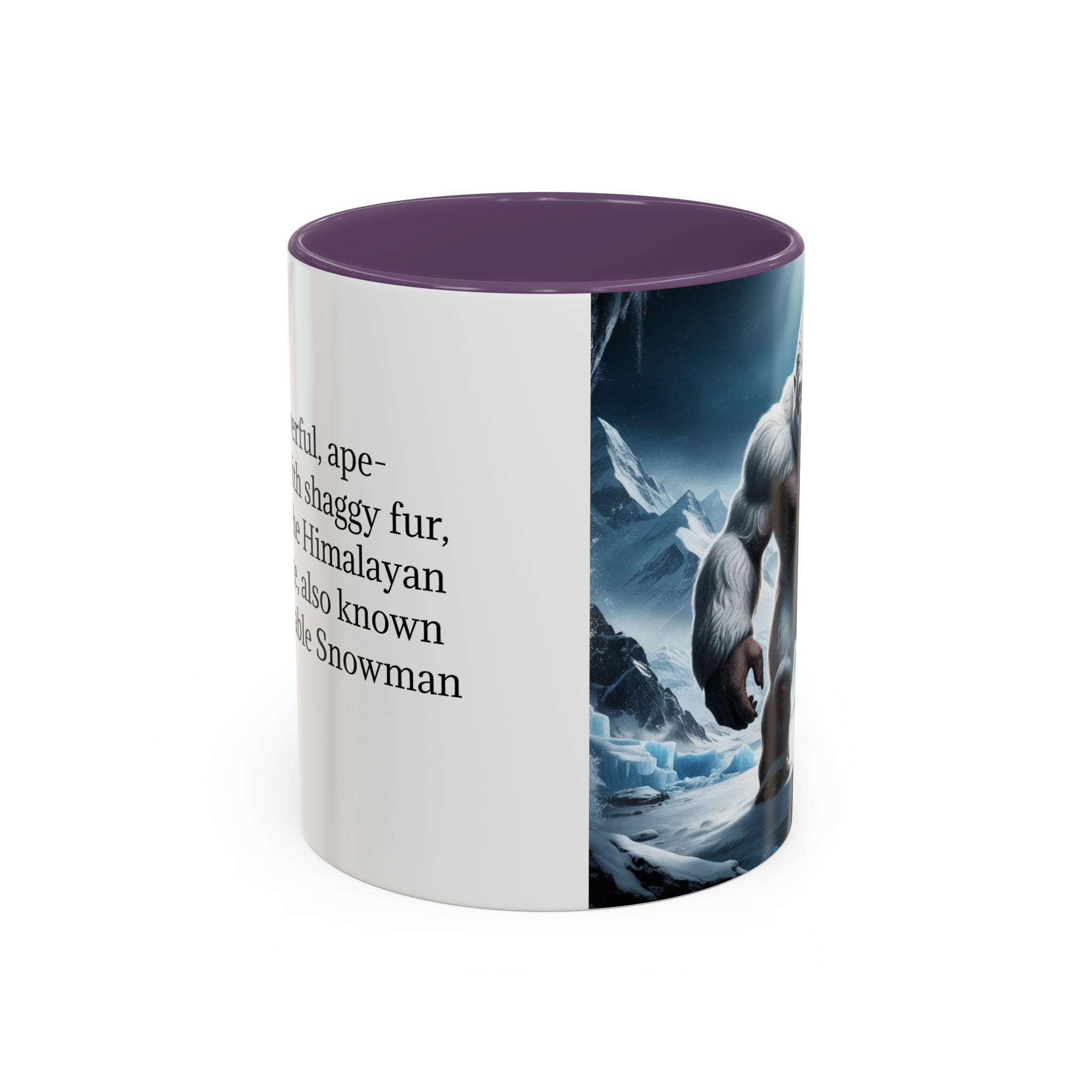 Yeti Coffee Mug: Abominable Snowman, Sasquatch Camping Gift, Himalayan Mountain Cryptid