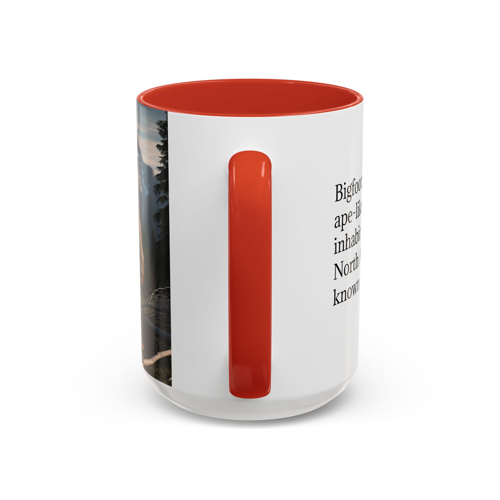 Bigfoot Mug: Sasquatch Coffee Cup, Mythical Creature, Camping Mugs for Men, Cryptozoology
