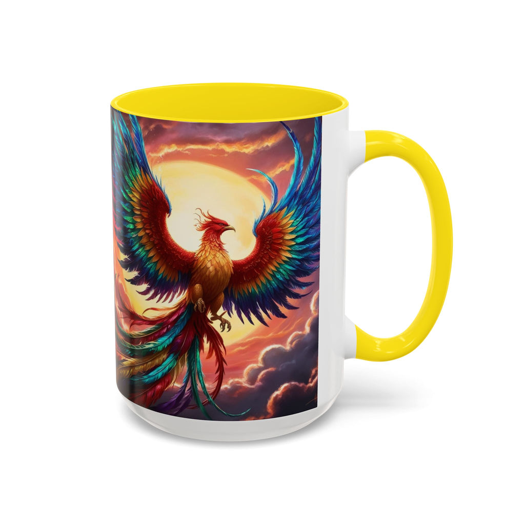 Phoenix Bird Coffee Cup: Mythical Creature, Firebird Coffee Mug, Rise from the Ashes