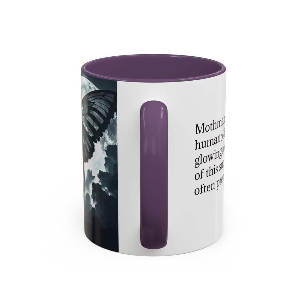 Mothman Coffee Mug: Supernatural Cryptid, Legendary Monster, Mugs for Men (Moon)
