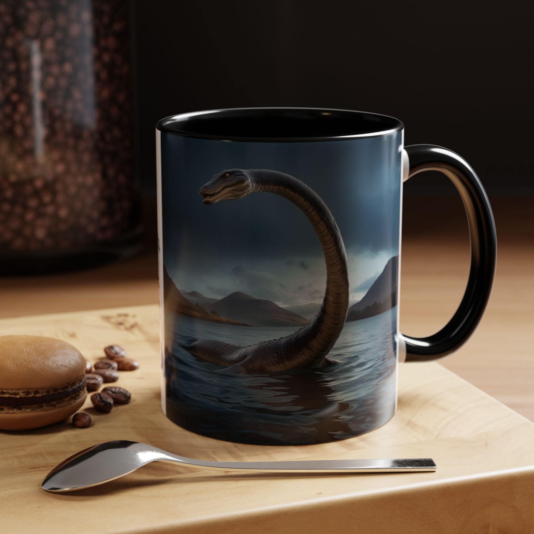 Loch Ness Monster: Nessie Coffee Cup, Legendary Sea Creature, Plesiosaurus Gift