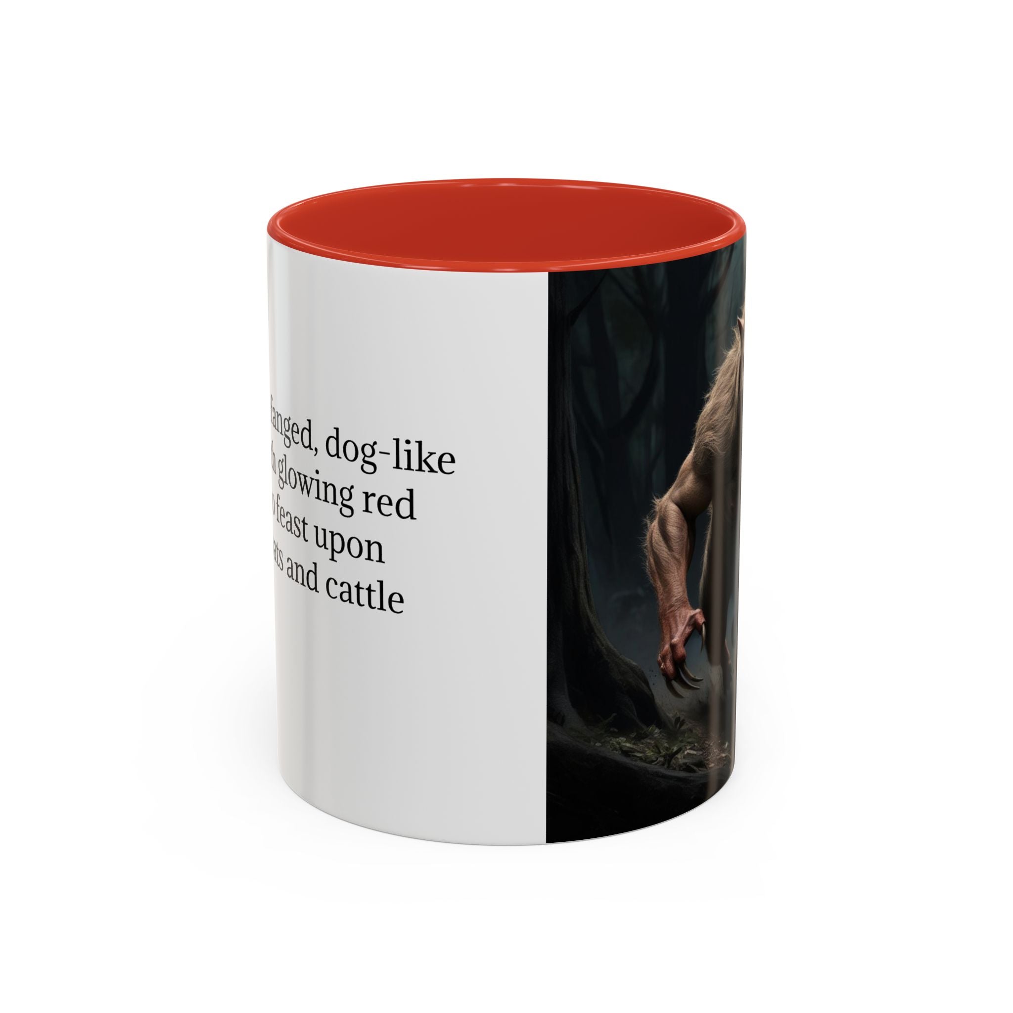 Chupacabra Coffee Mug: Supernatural Beast, Mexican Folklore Gift, Mythical Canine Cryptid