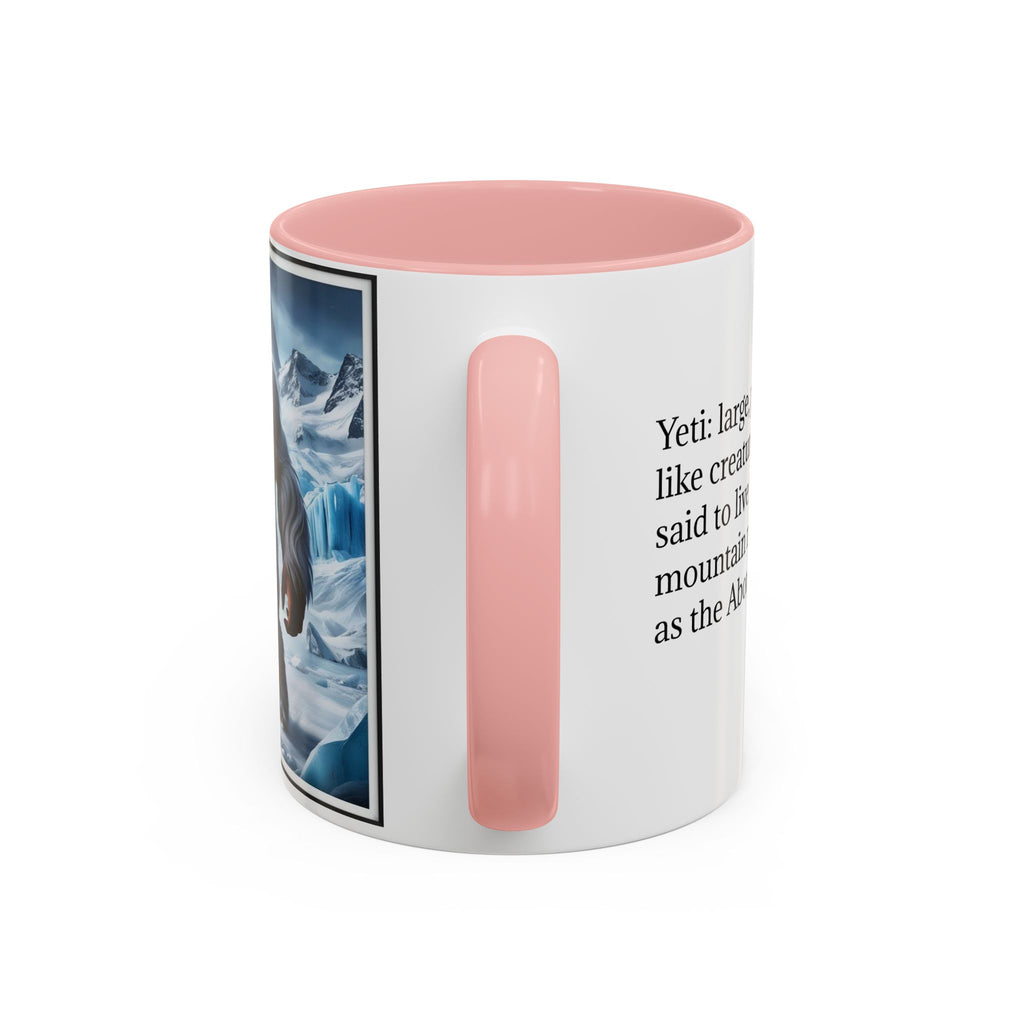 Yeti Coffee Mug: Abominable Snowman, Himalayan Mountain Cryptid, Bigfoot Camping Gift