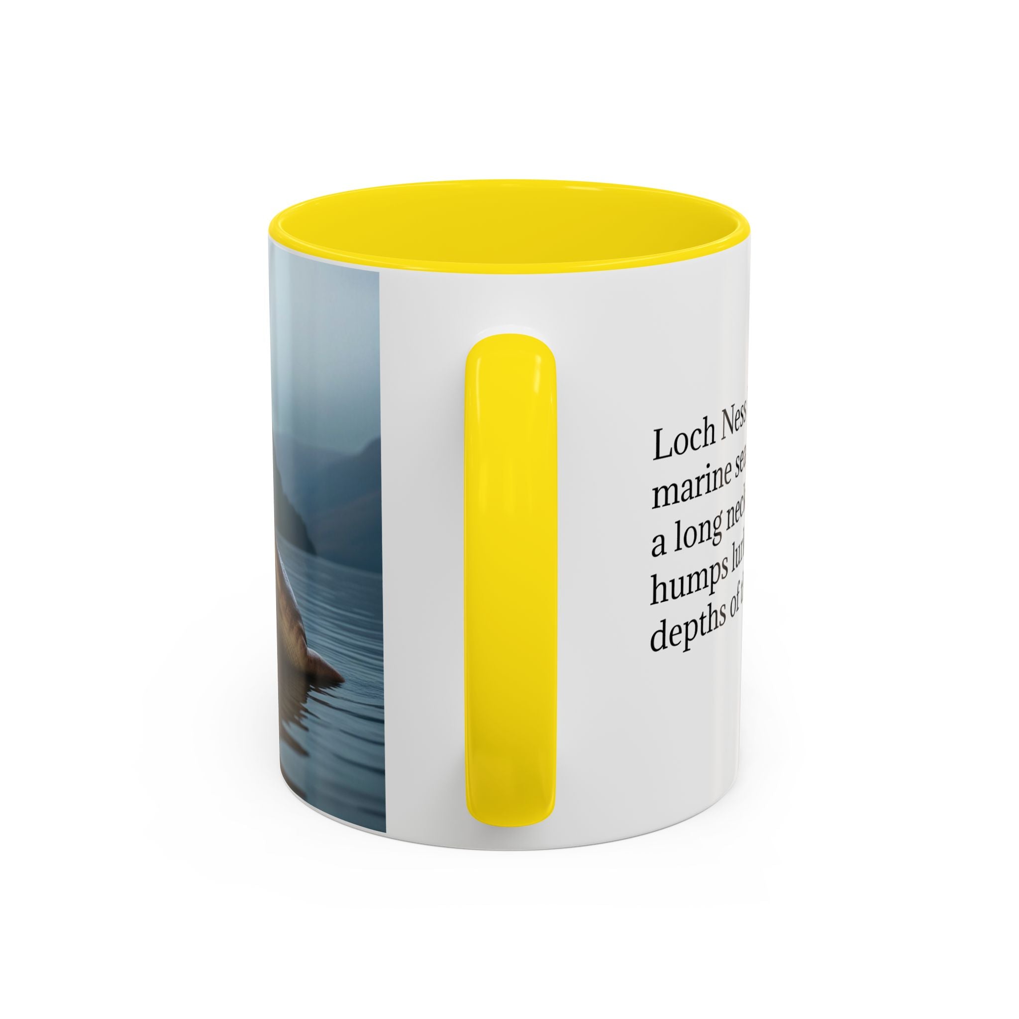 Loch Ness Monster Coffee Cup: Nessie Cryptid Gift, Scottish Sea Creature