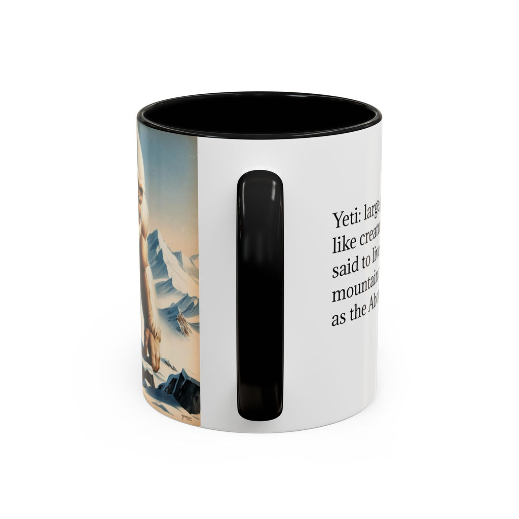 Abominable Snowman Coffee Mug: Himalayan Mountain Yeti, Mythical Creature, Sasquatch Gift