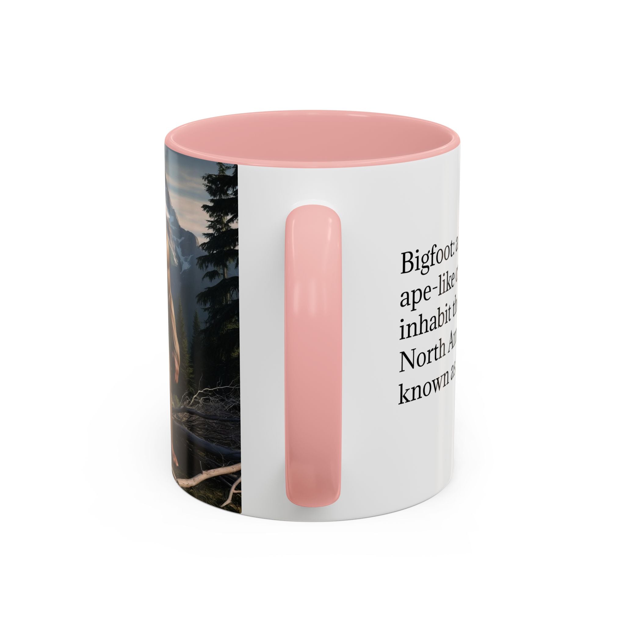 Bigfoot Mug: Sasquatch Coffee Cup, Mythical Creature, Camping Mugs for Men, Cryptozoology