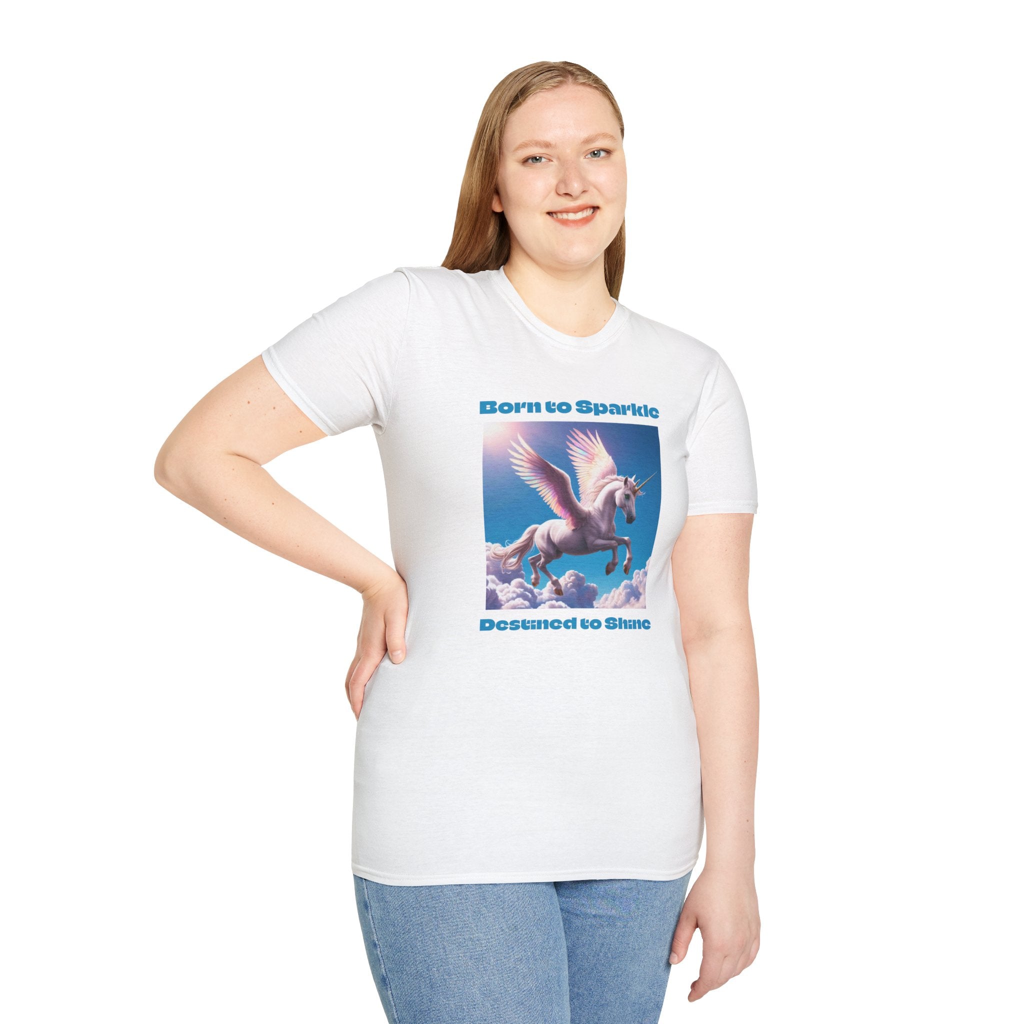 Unicorn Graphic Tee: Legendary Alicorn, Womens Cotton Shirt, Mythical Creature