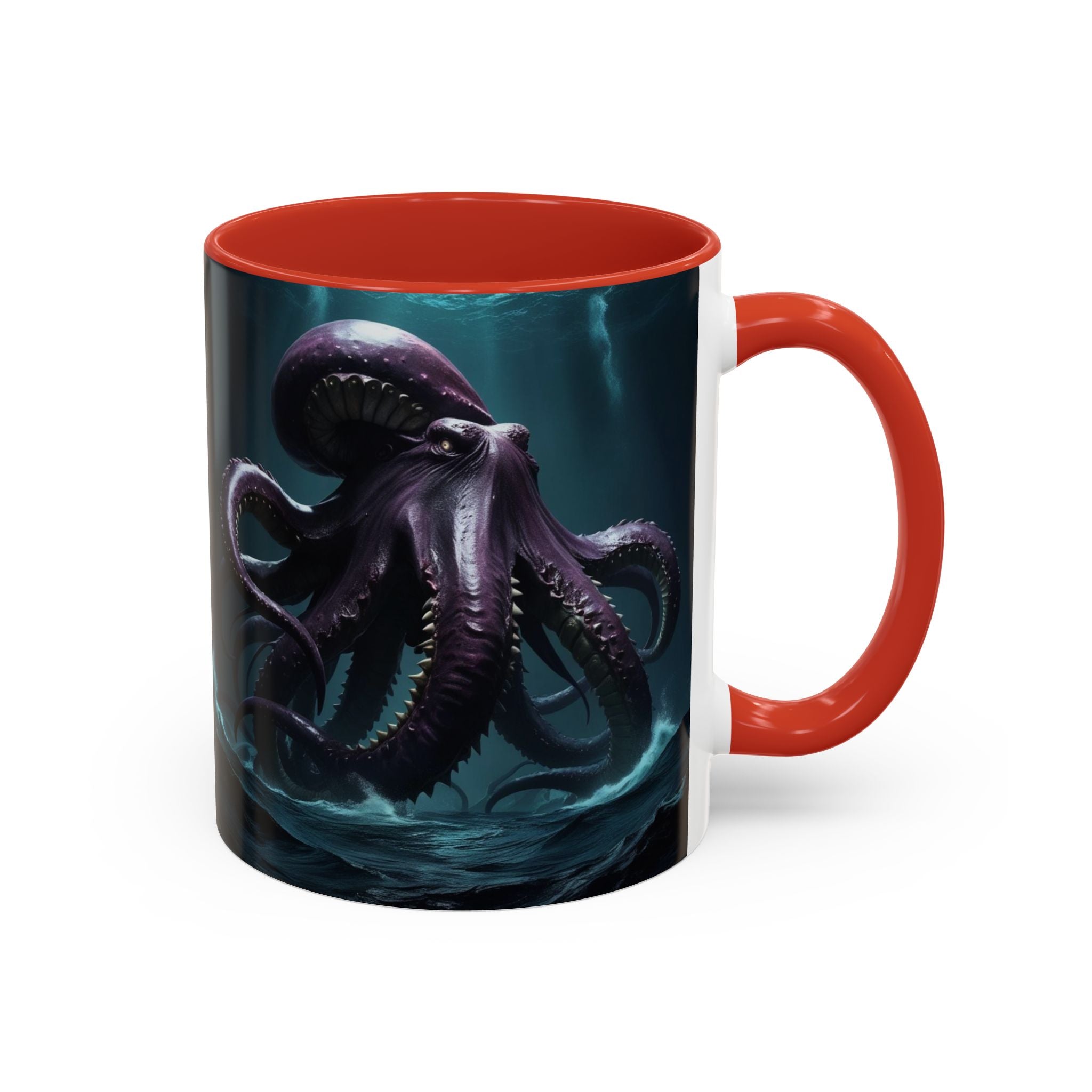 Kraken Coffee Cup: Giant Squid Coffee Mug, Mythical Creature, Octopus Gift