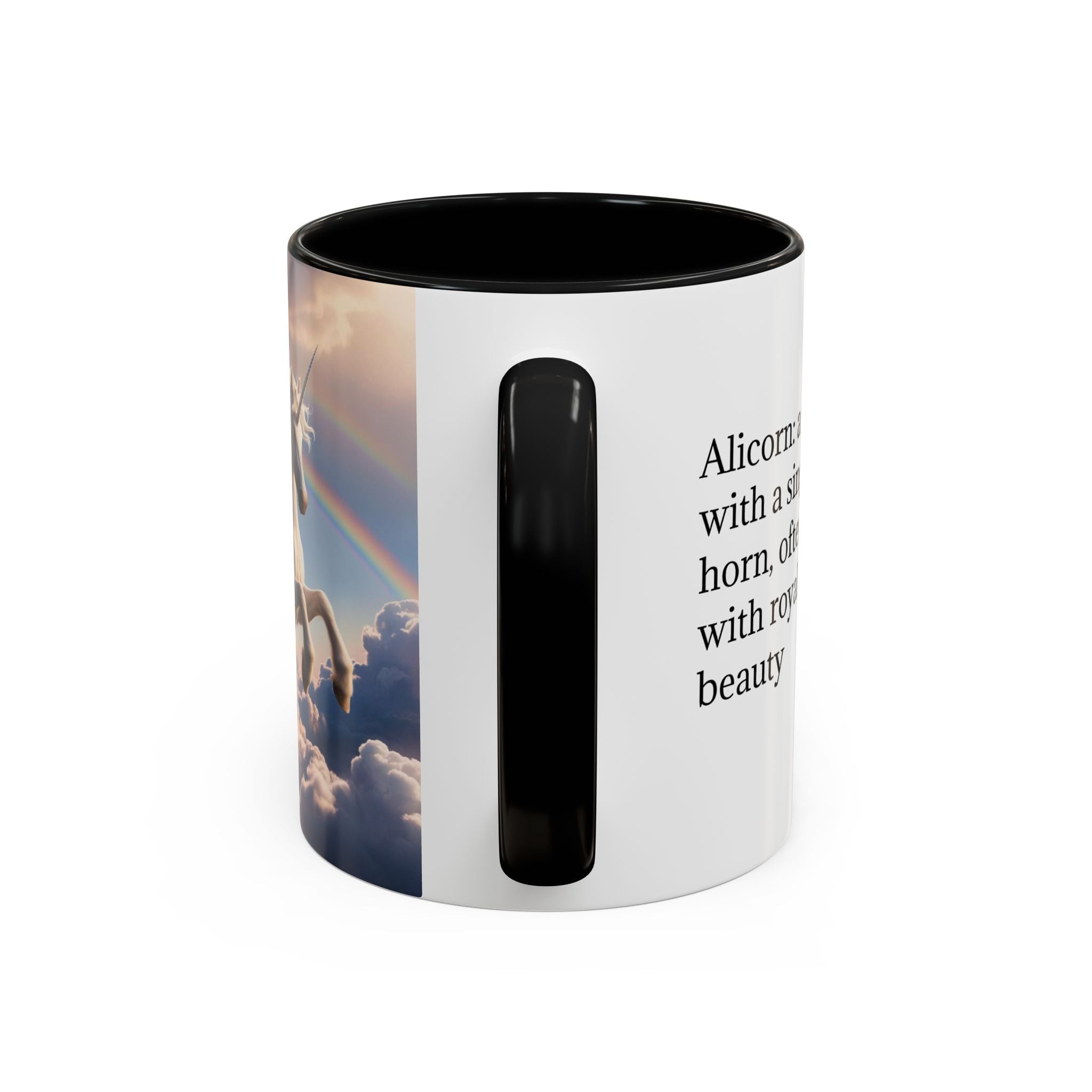 Unicorn Coffee Mug: Enchanted Alicorn, Mythical Creature, Fairytale Gift (Pink)