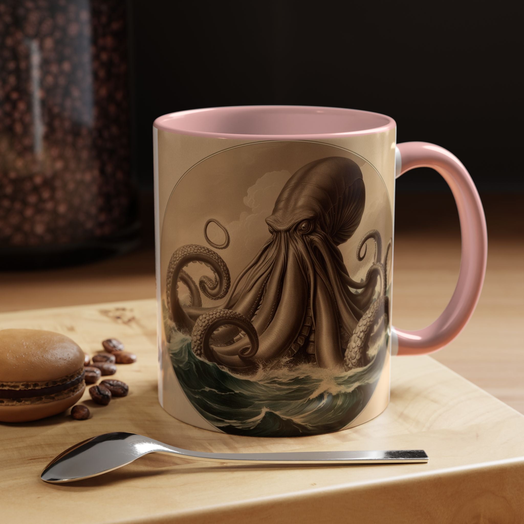 Kraken Coffee Cup: Giant Squid Coffee Mug, Mugs for Men, Mythical Creature