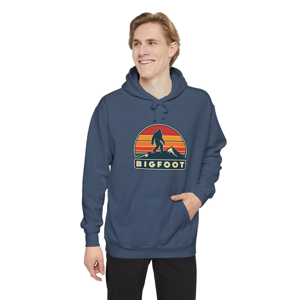 Bigfoot Hoodie Comfort Colors® | Sasquatch Sweatshirt, Cozy Unisex Pullover, Wilderness Adventure Apparel,