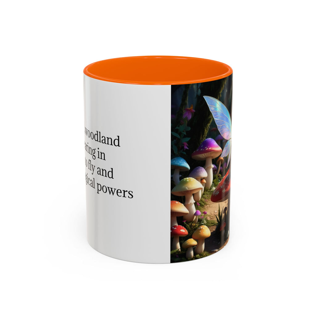 Fairy Garden Mug: Ceramic Toadstool Coffee Cup, Enchanted Forest Fantasy Gift