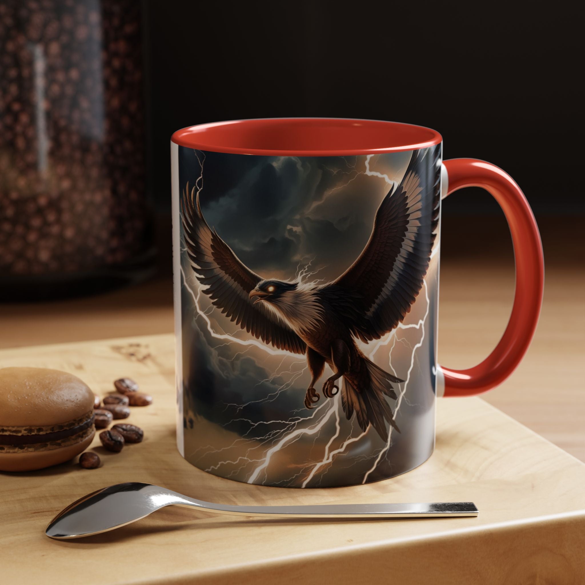Thunderbird Coffee Cup: Legendary Creature, Spirit Animal, Cryptid Mugs for Men
