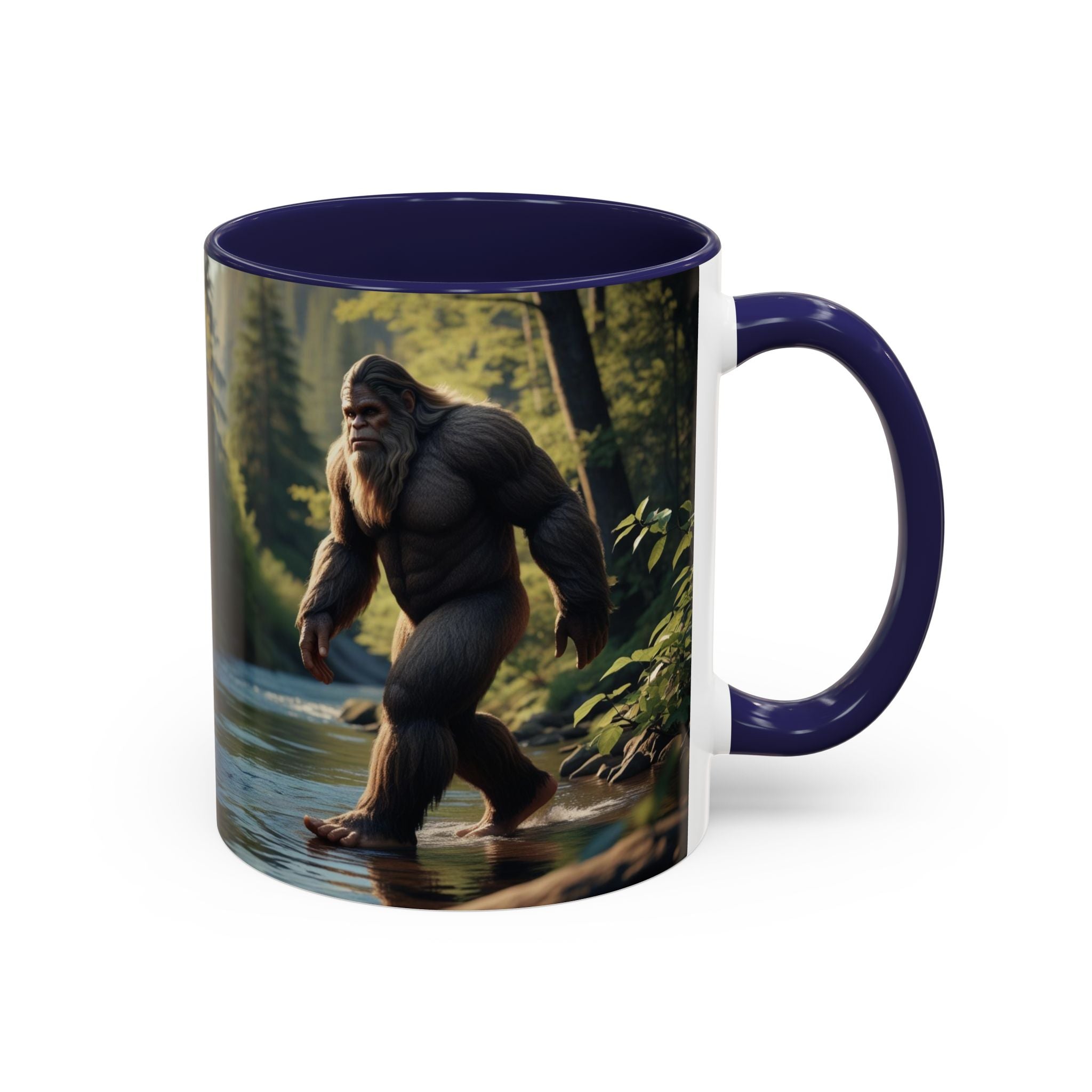 Bigfoot Coffee Mug: Sasquatch, Forest Cryptid, Mythical Creature, Camping Gift