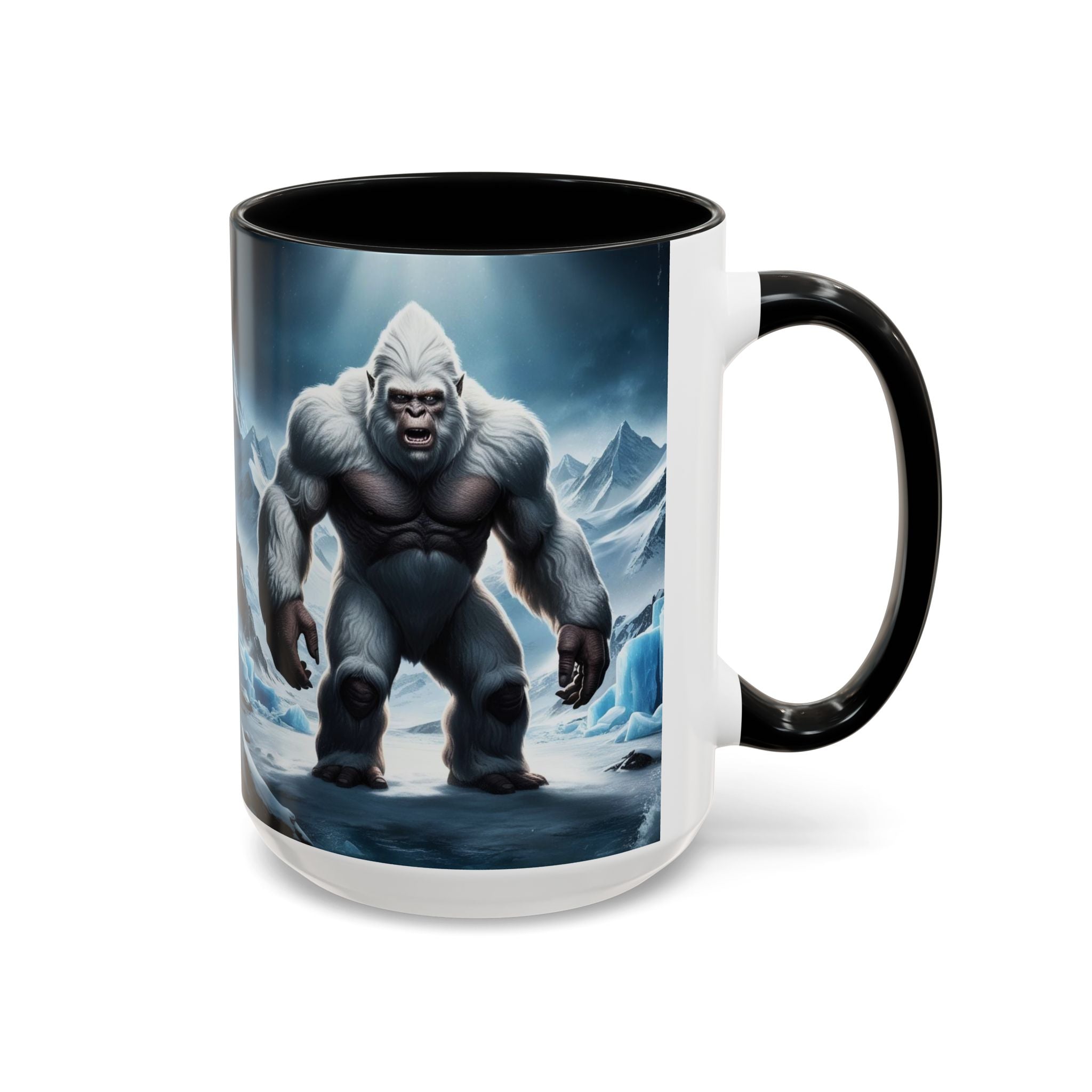 Yeti Coffee Mug: Abominable Snowman, Sasquatch Camping Gift, Himalayan Mountain Cryptid