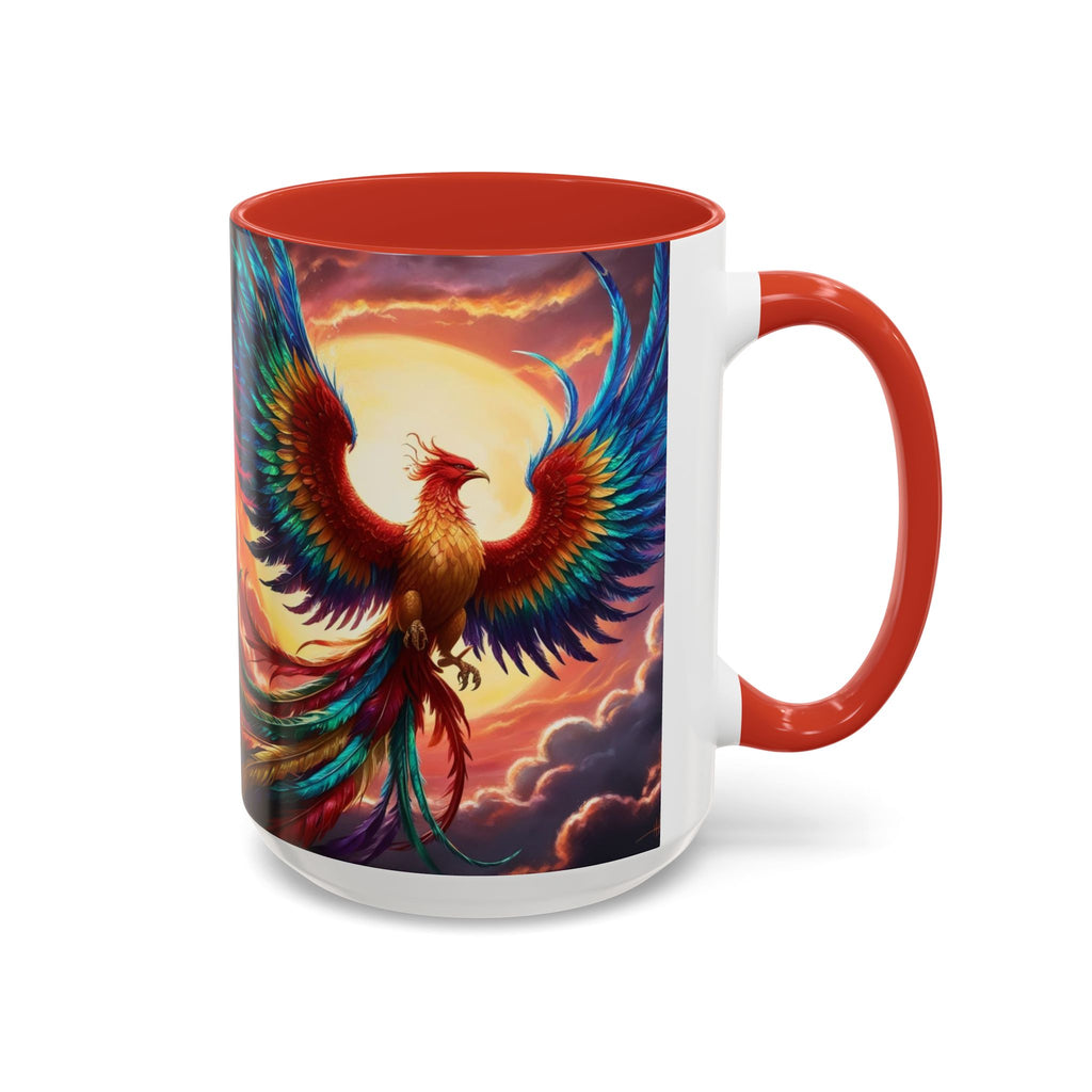 Phoenix Bird Coffee Cup: Mythical Creature, Firebird Coffee Mug, Rise from the Ashes