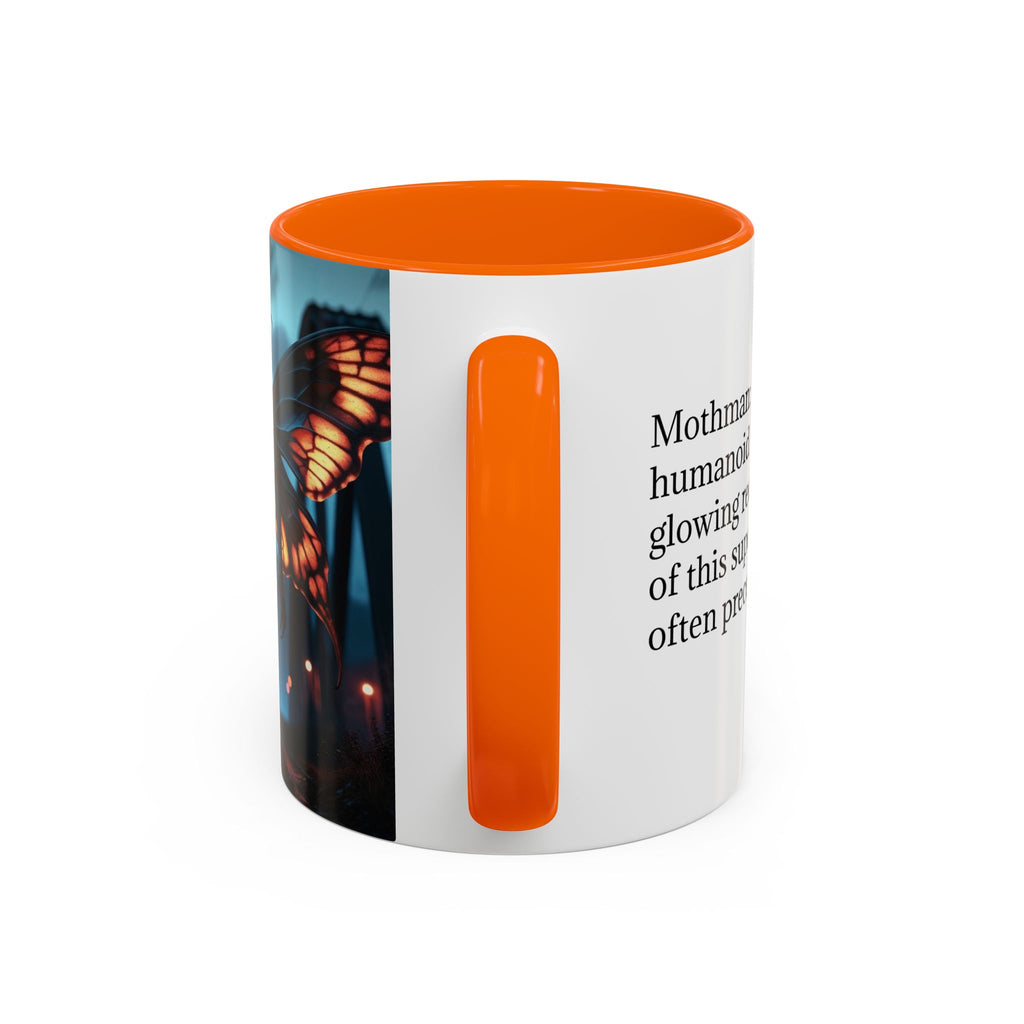 Mothman Coffee Mug: Supernatural Monster, Legendary Creature, Cryptid Gift (Bridge)