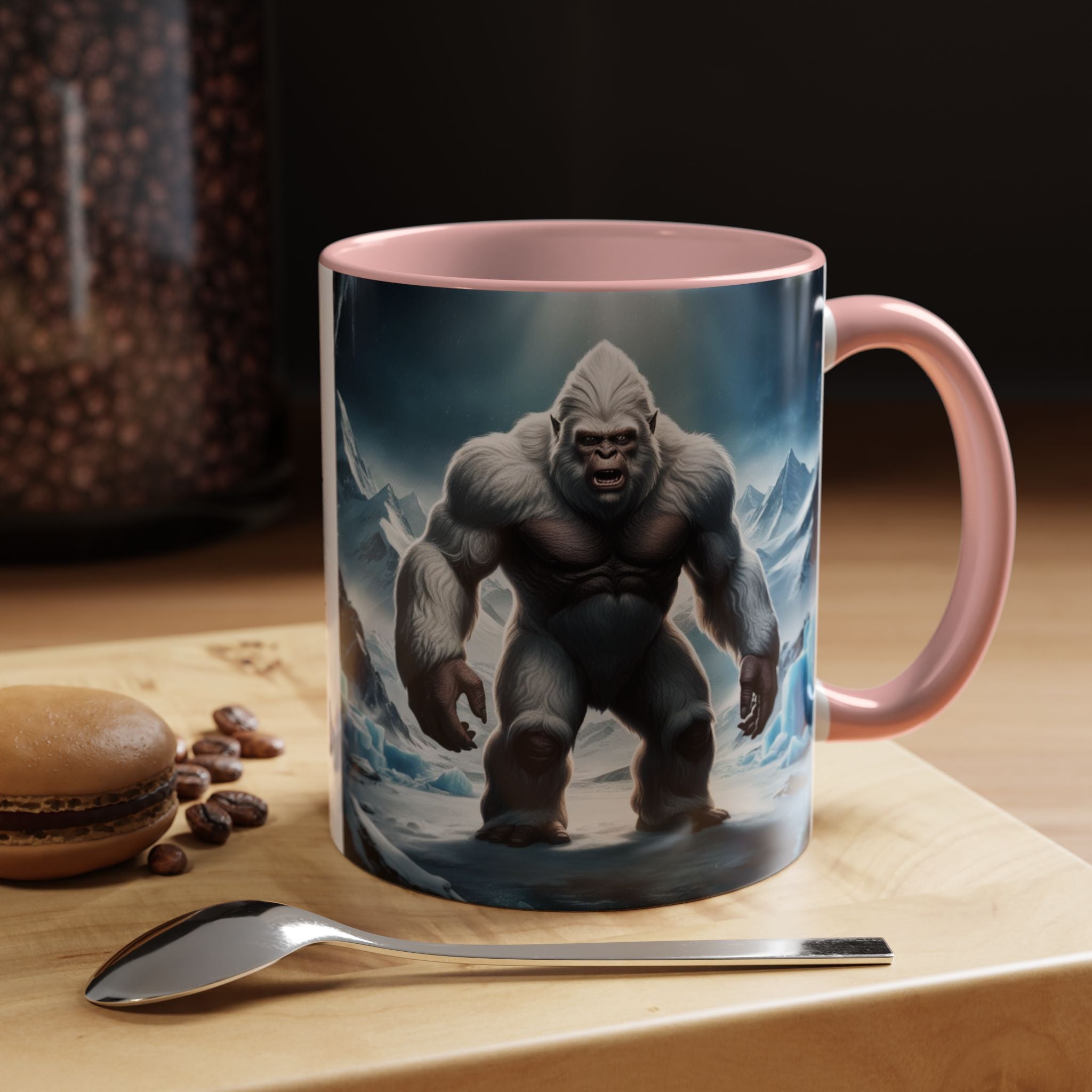 Yeti Coffee Mug: Abominable Snowman, Sasquatch Camping Gift, Himalayan Mountain Cryptid
