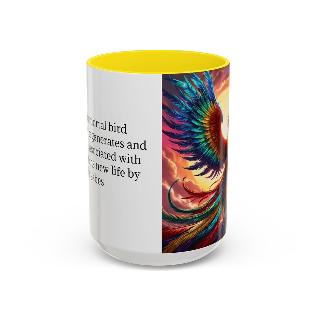 Phoenix Bird Coffee Cup: Mythical Creature, Firebird Coffee Mug, Rise from the Ashes