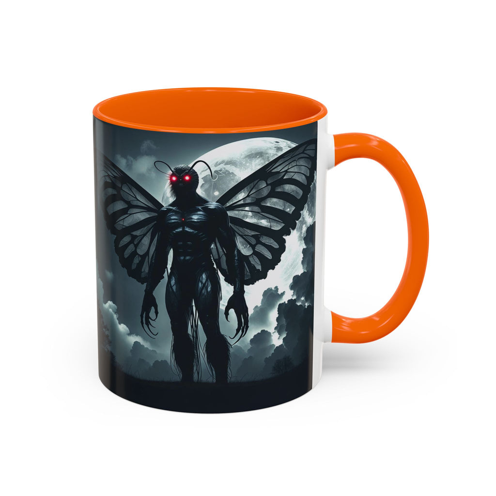 Mothman Coffee Mug: Supernatural Cryptid, Legendary Monster, Mugs for Men (Moon)