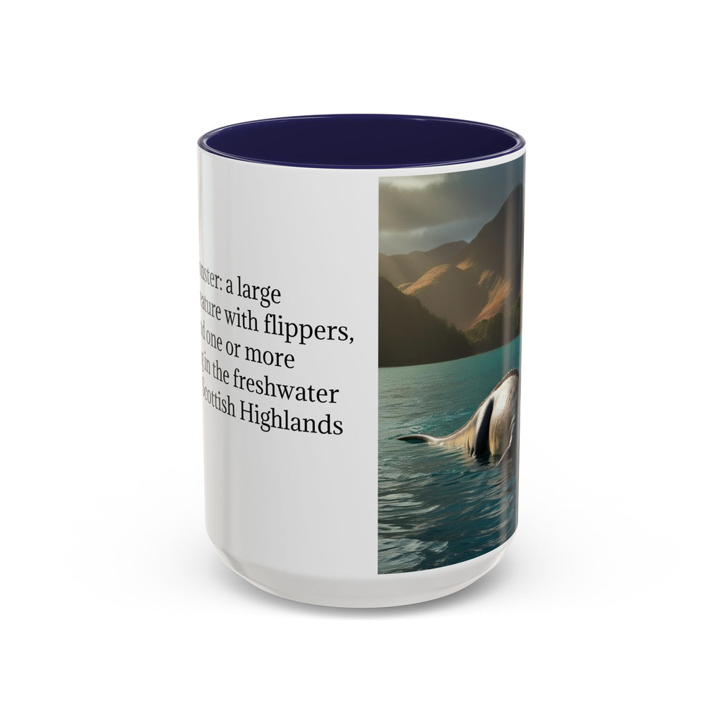 Loch Ness Monster Coffee Mug: Nessie Cryptid Gift, Scottish Sea Creature