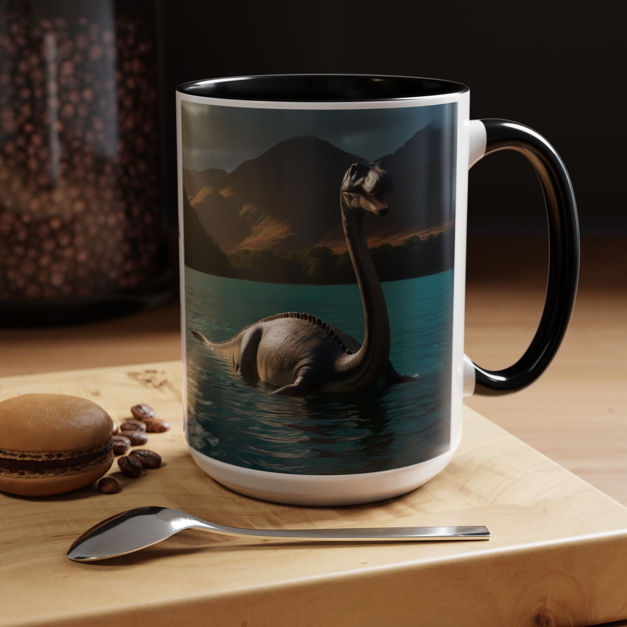 Loch Ness Monster Coffee Mug: Nessie Cryptid Gift, Scottish Sea Creature