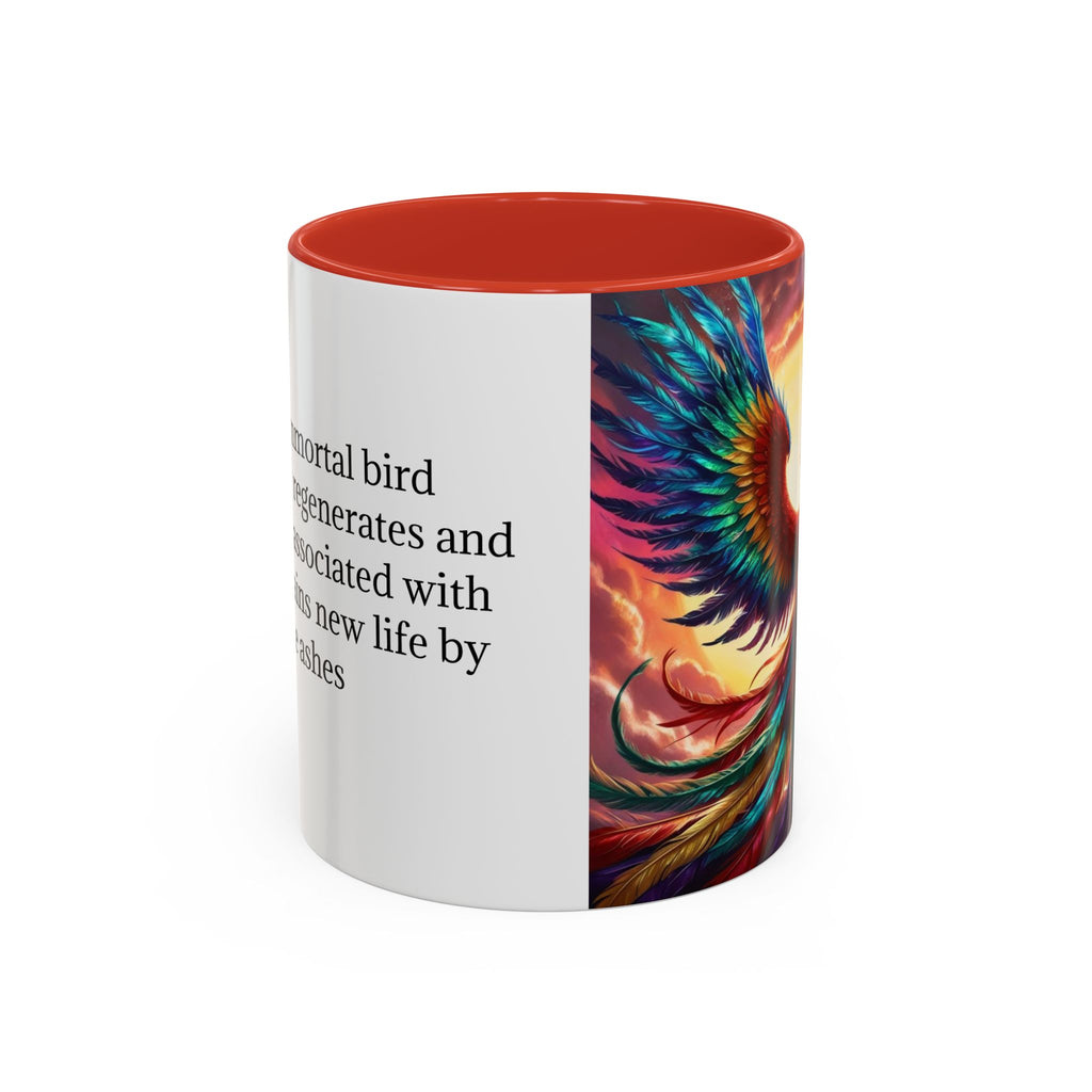 Phoenix Bird Coffee Cup: Mythical Creature, Firebird Coffee Mug, Rise from the Ashes