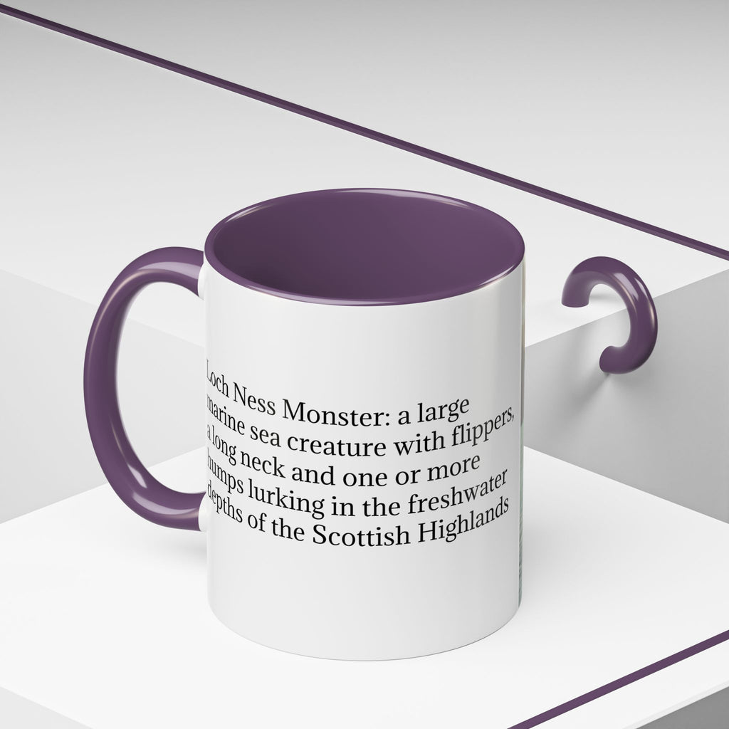 Loch Ness Monster Coffee Mug: Nessie Cryptid Gift, Scottish Sea Creature