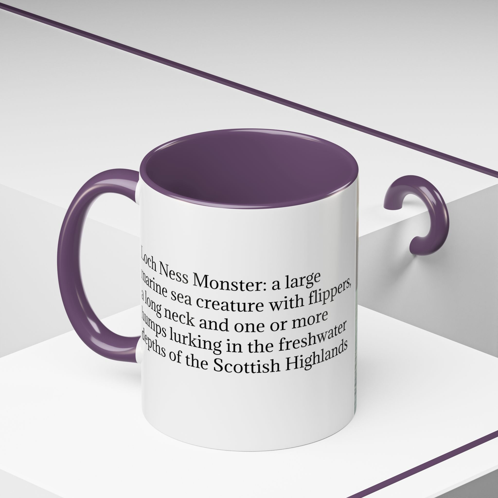 Loch Ness Monster Coffee Mug: Nessie Cryptid Gift, Scottish Sea Creature