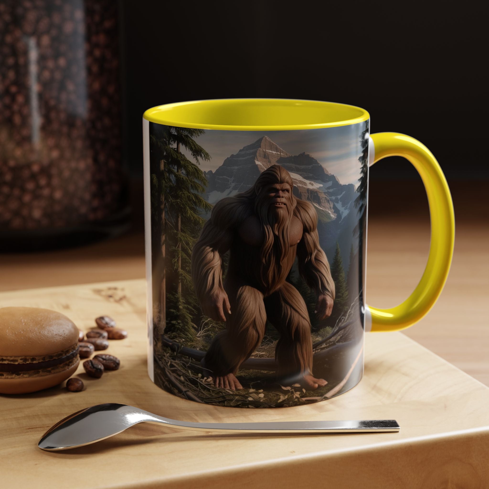 Bigfoot Mug: Sasquatch Coffee Cup, Mythical Creature, Camping Mugs for Men, Cryptozoology