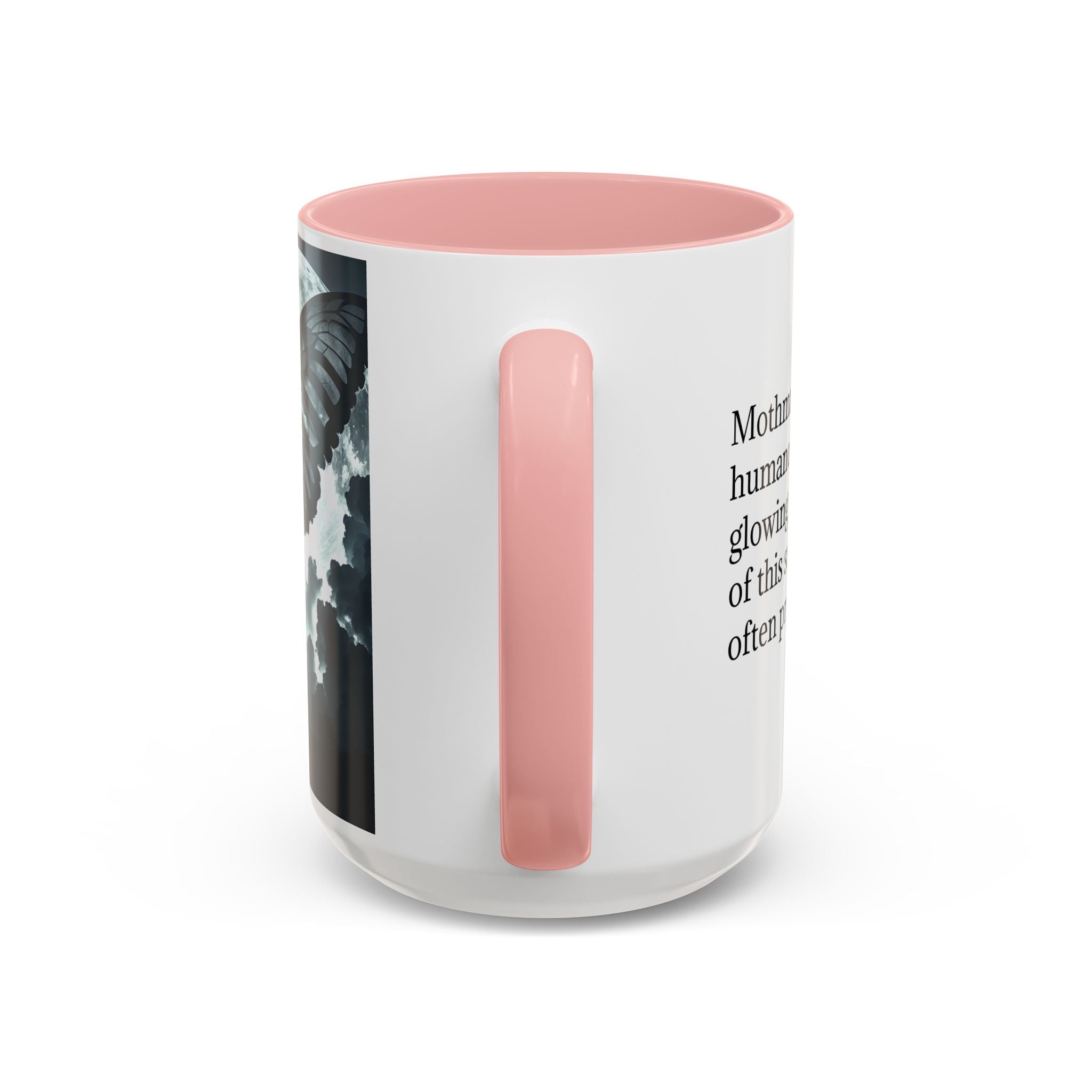 Mothman Coffee Mug: Supernatural Cryptid, Legendary Monster, Mugs for Men (Moon)